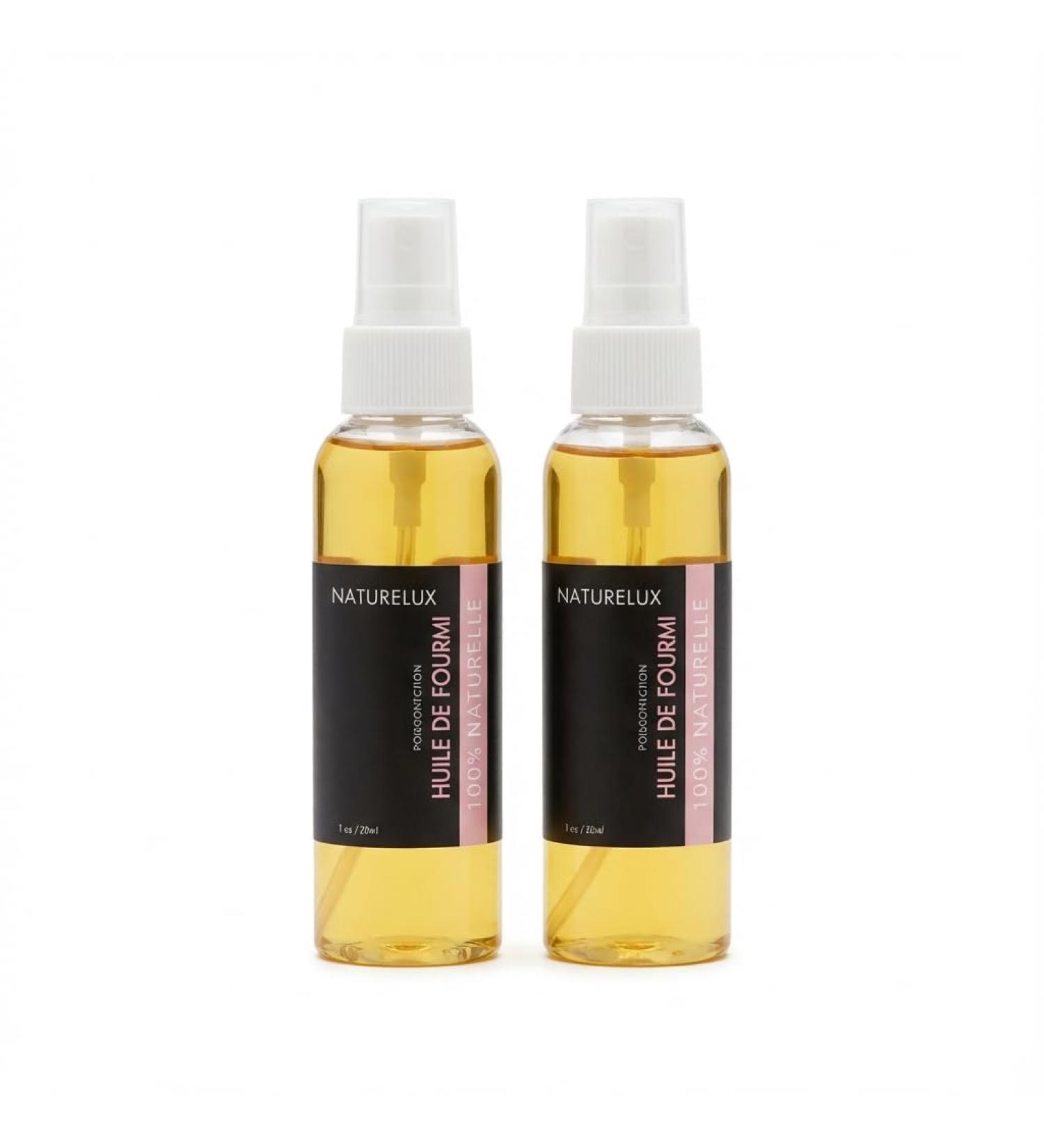 Lot de 2 Huiles de fourmi 30 ml Spray - Contre la pousse des poils - Natureluxy - Buy Online on GoSupps.com