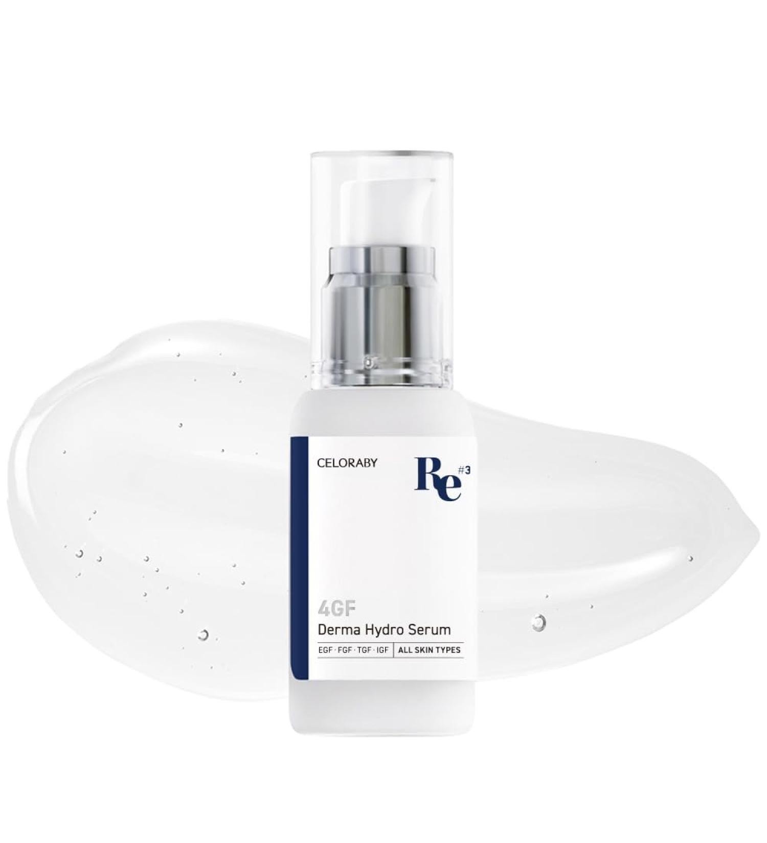CELORABY 4GF Derma Repair Hydro Serum - Hydrating Serum with Quadruple Peptides Niacinamide and Hyaluronic Acid for Smooth Healthy-Looking Skin (1.01 fl. oz) - Buy Online on GoSupps.com