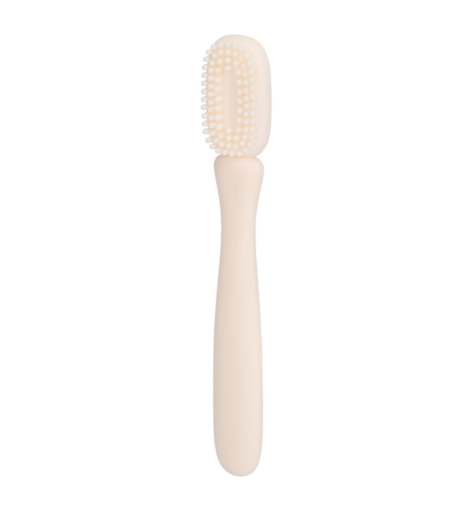 Silicone Oral Stimulation Brush for Autistic Children | Sensory Massage Tool for Hemiplegia - Nude Pink - Buy Online on GoSupps.com