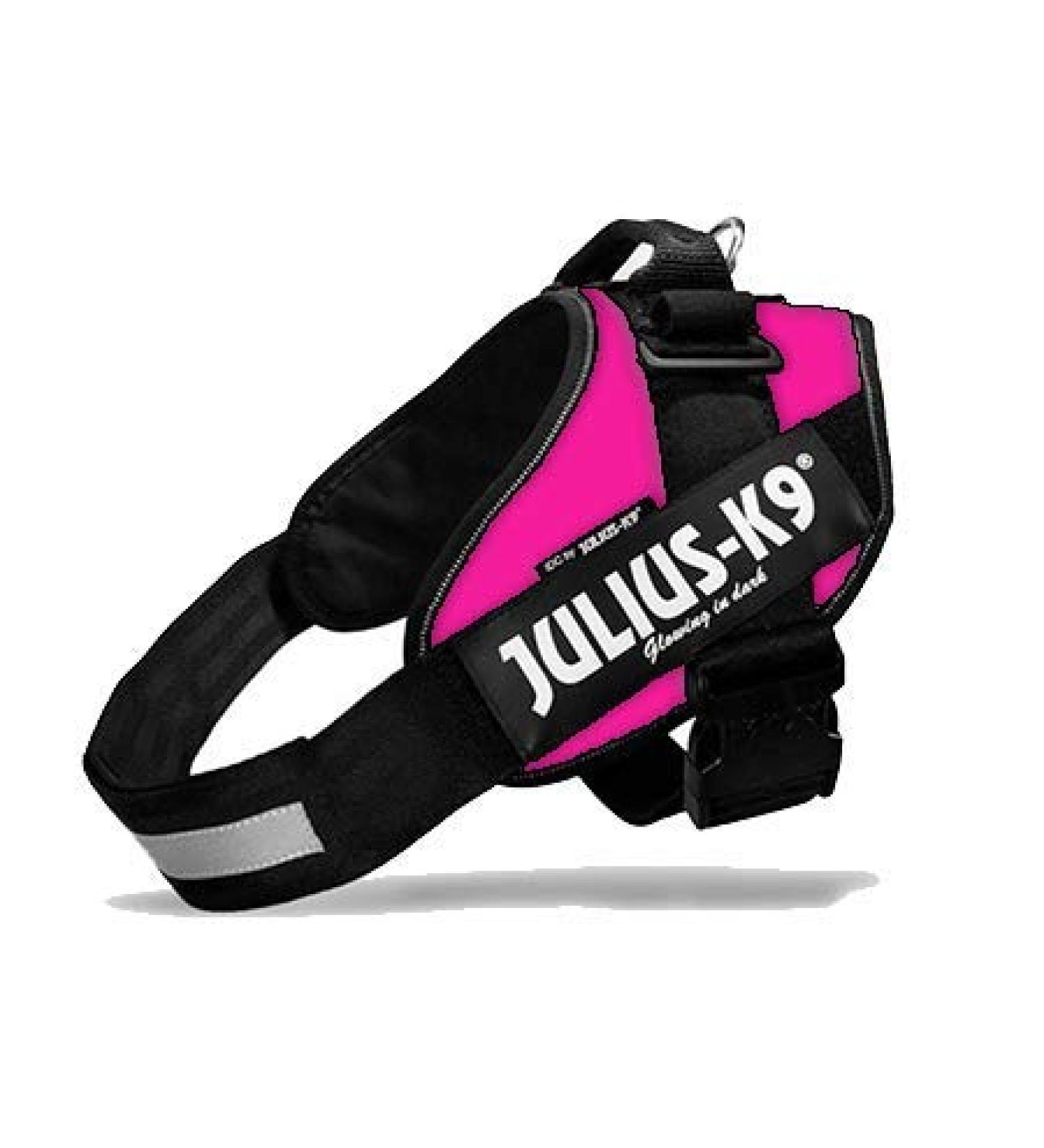 Canicaprice Dog Shear Julius K9 Power IDC - Dunkelrosa + 2 Personalization Labels | T1 (65-85 cm) - Buy Online on GoSupps.com