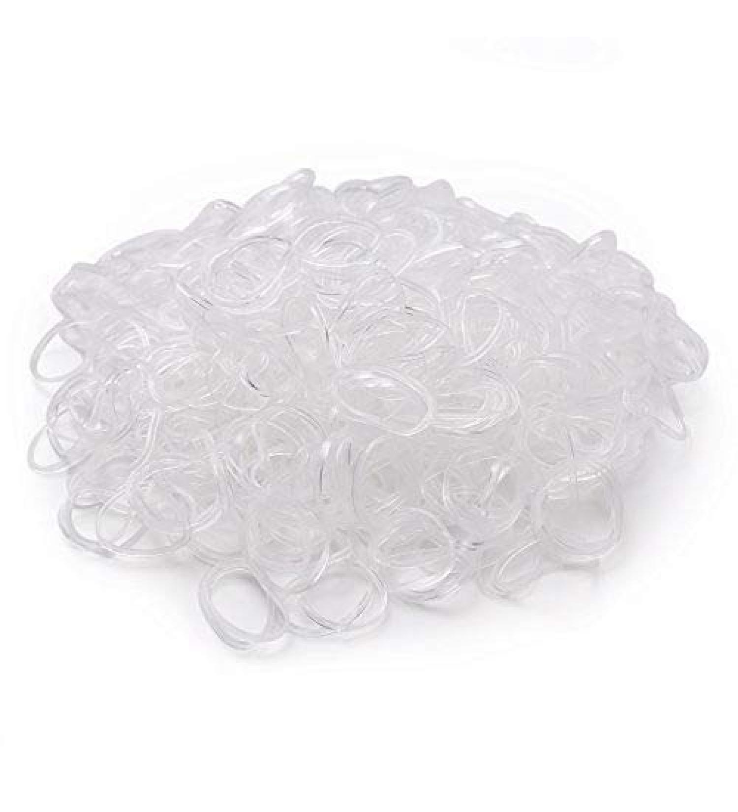 Mr. Pen Clear Hair Bands 800 Pack - Elastic Rubber Hair Ties for Women and Girls - Buy Online on GoSupps.com