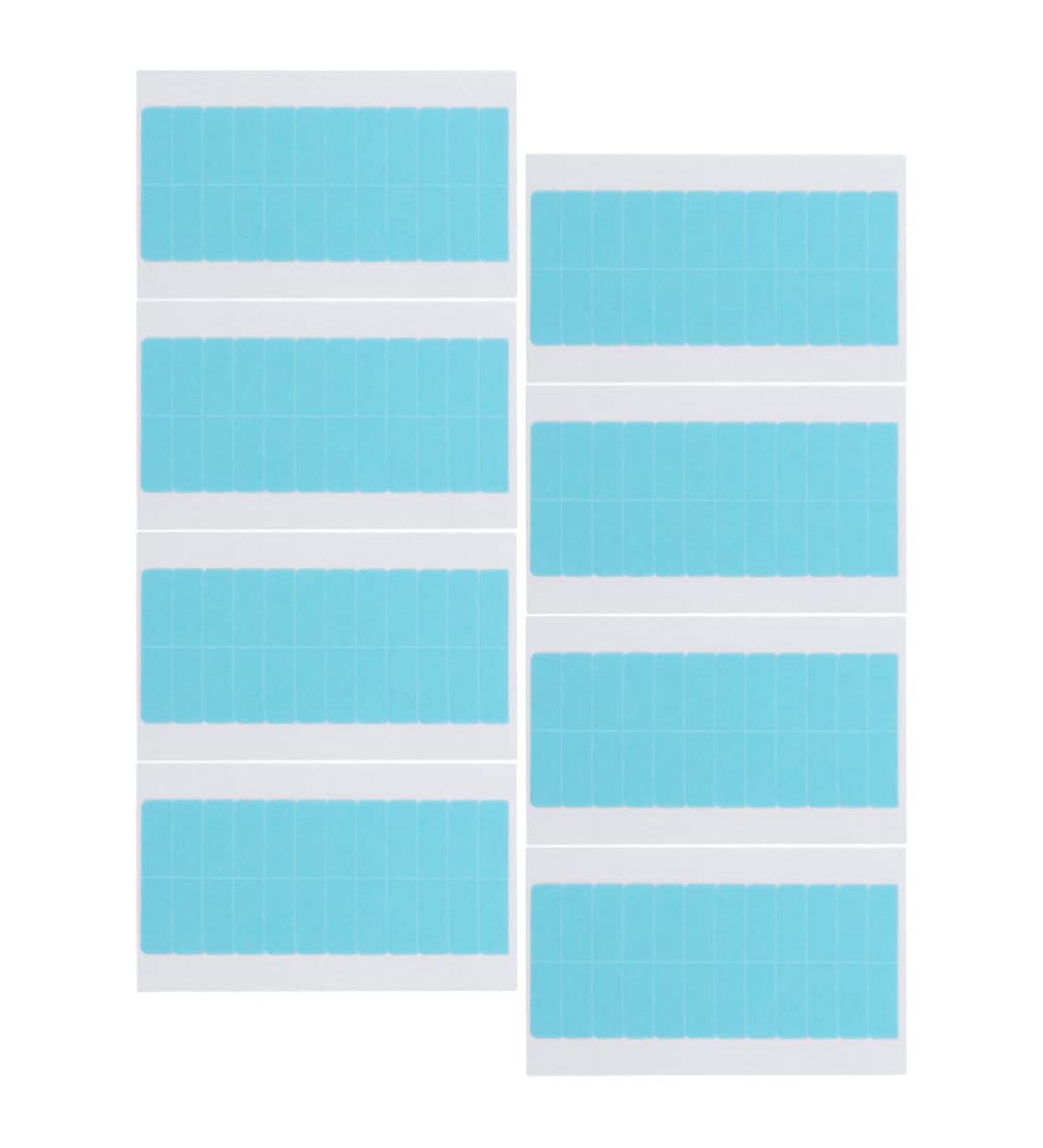 8 Sheets Seamless Hair Extensions Tape - Waterproof Lace Tape for Wigs & Hair Extensions | Adhesive Hair Wig Tape for Women - Buy Online on GoSupps.com