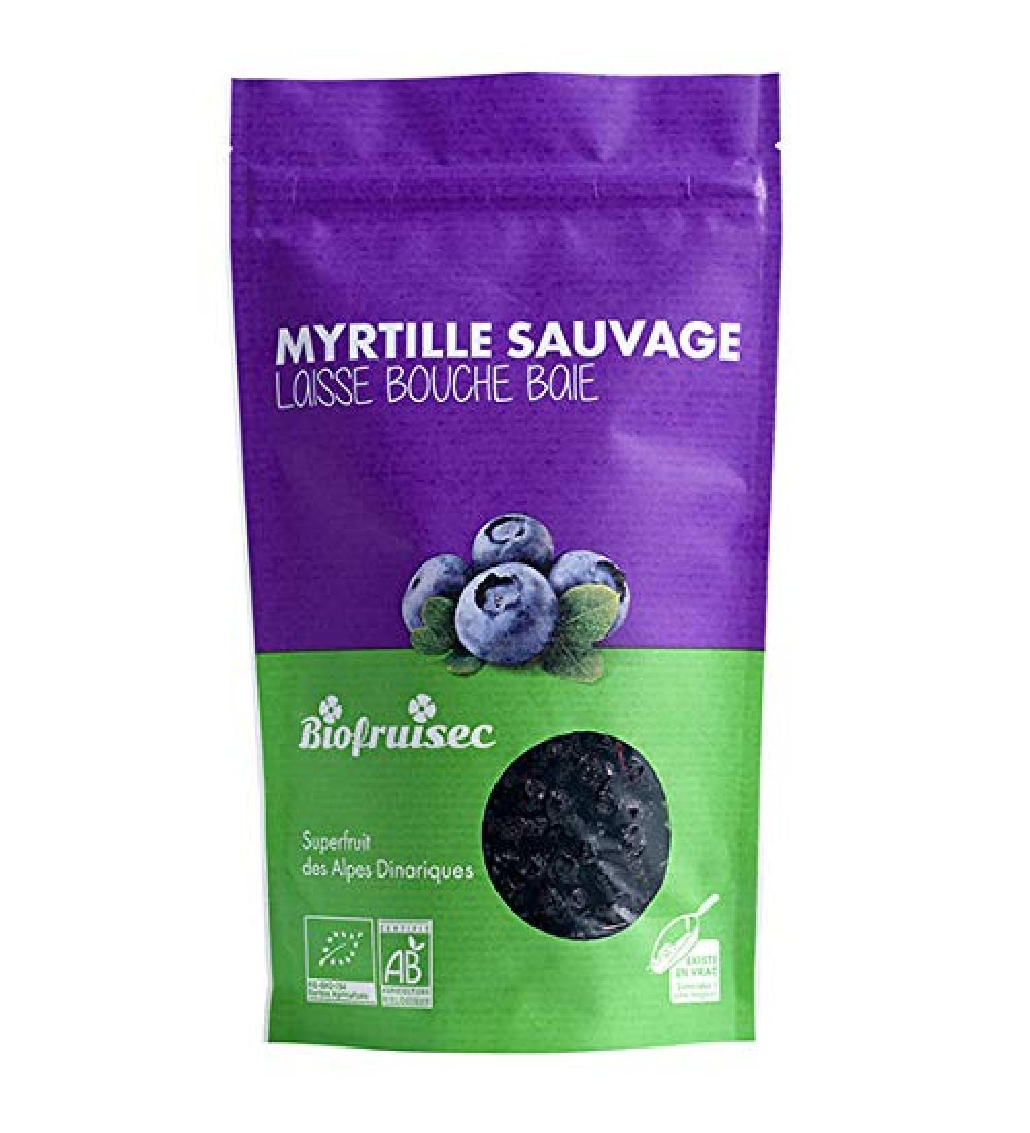 Biofruisec - Dried wild European blueberries 100g - unit - Buy Online on GoSupps.com