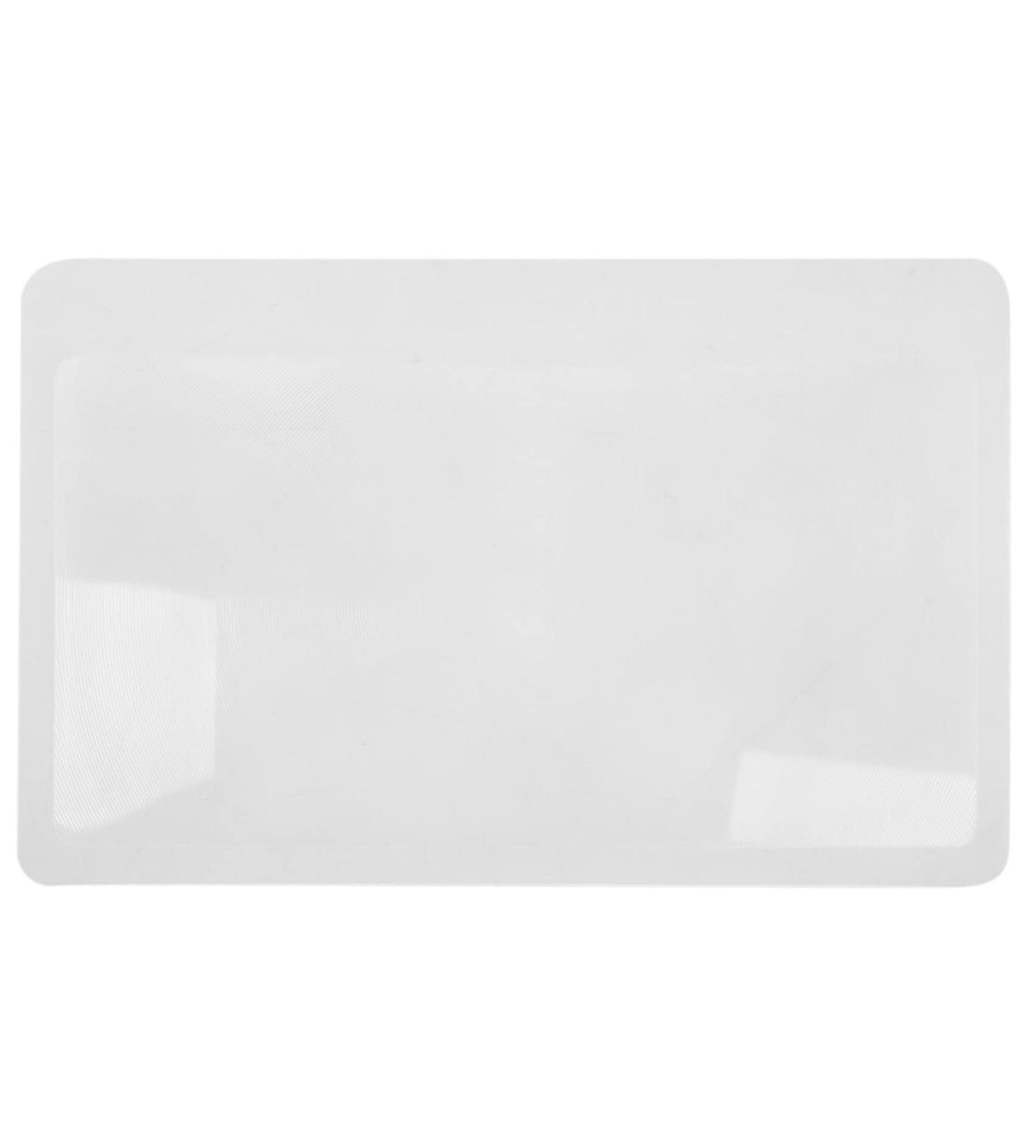 wemee 3 X Magnifier Magnification Magnifying Fresnel Pocket Credit Card Size Transparent Magnifying Glass - Buy Online on GoSupps.com