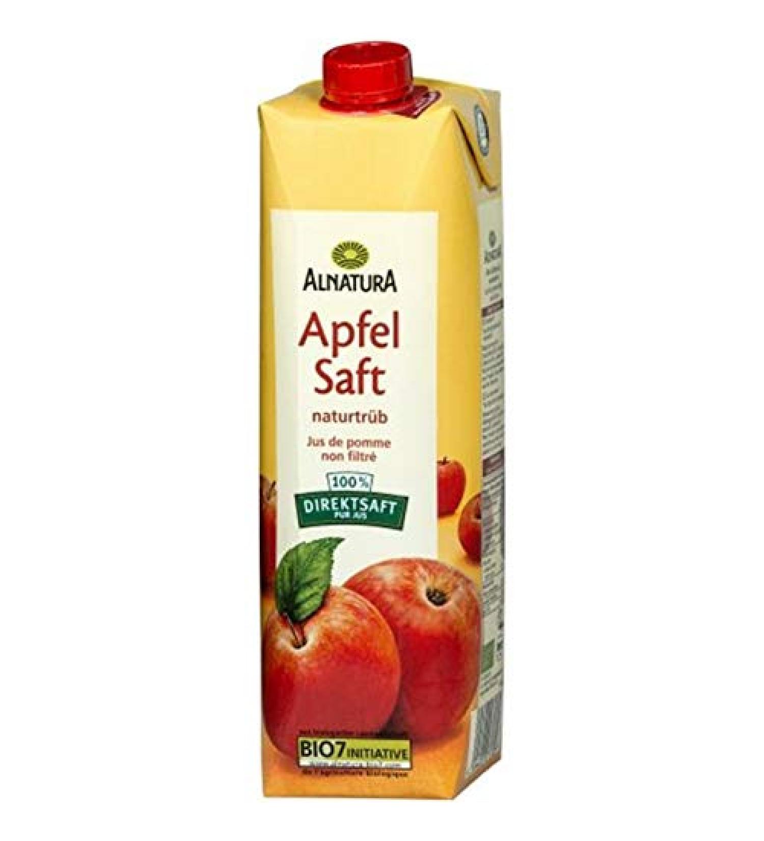 ALNATURA - Unfiltered Apple Juice 1L - (Pack of 4) - Buy Online on GoSupps.com