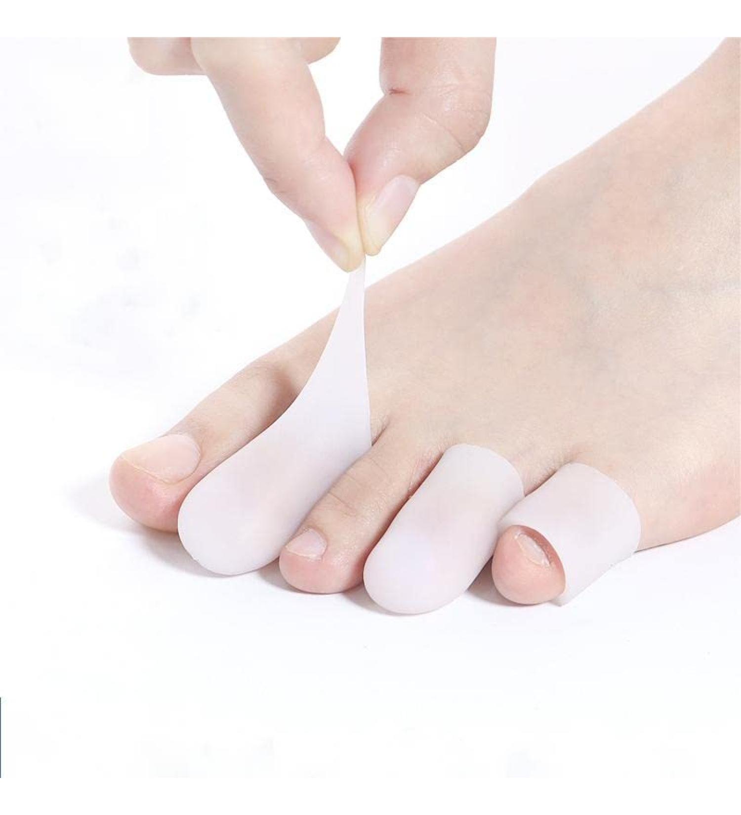 Carolhome Soft Gel Toe Protectors 14Pcs - Pain Relief for Ingrown Toenails, Calluses, Hammer Toes | Silicone Toe Covers for Foot Pain - Style 1 - Buy Online on GoSupps.com