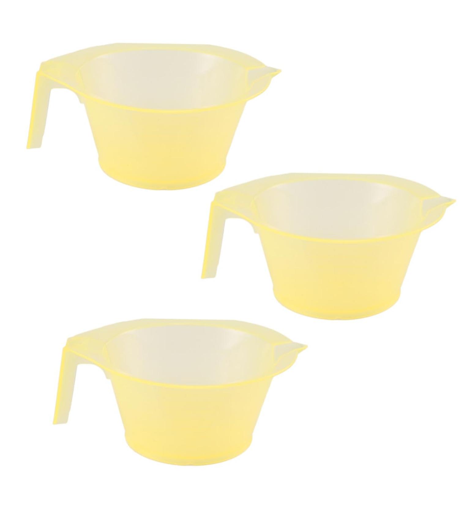 3 pi ces Bol Teinture Cheveux Jaune Bol M langeur Robuste pour Coloration DIY Accessoires Teinture Cheveux Pratiques pour Salon et Usage Domestique - Buy Online on GoSupps.com