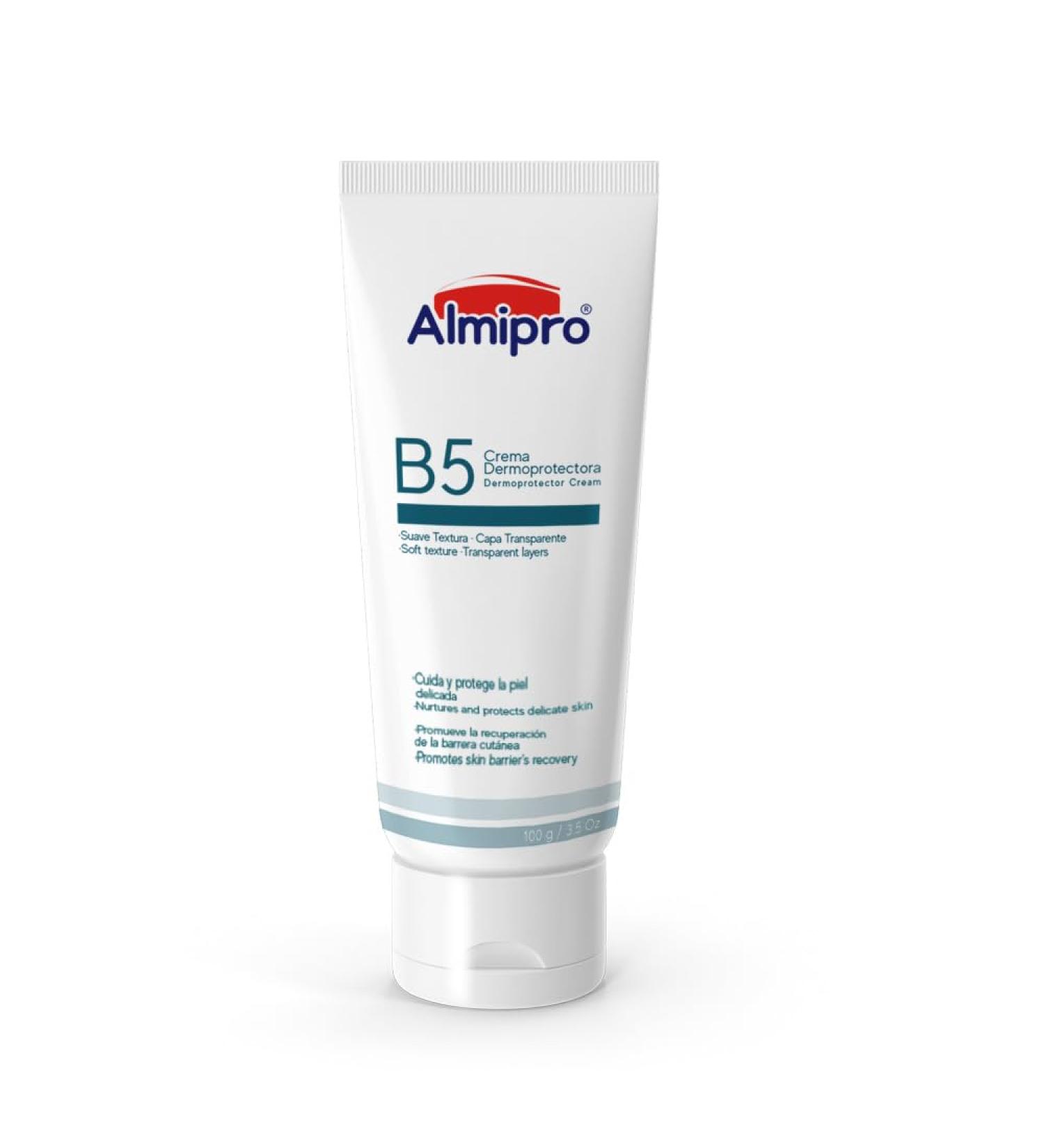 Almipro B5 Dermo Protector Cream - Moisturizing & Repairing Multi-Purpose Balm with Calendula & Cacay Oil - Baby Safe for Delicate Skin (3.7 oz - Buy Online on GoSupps.com