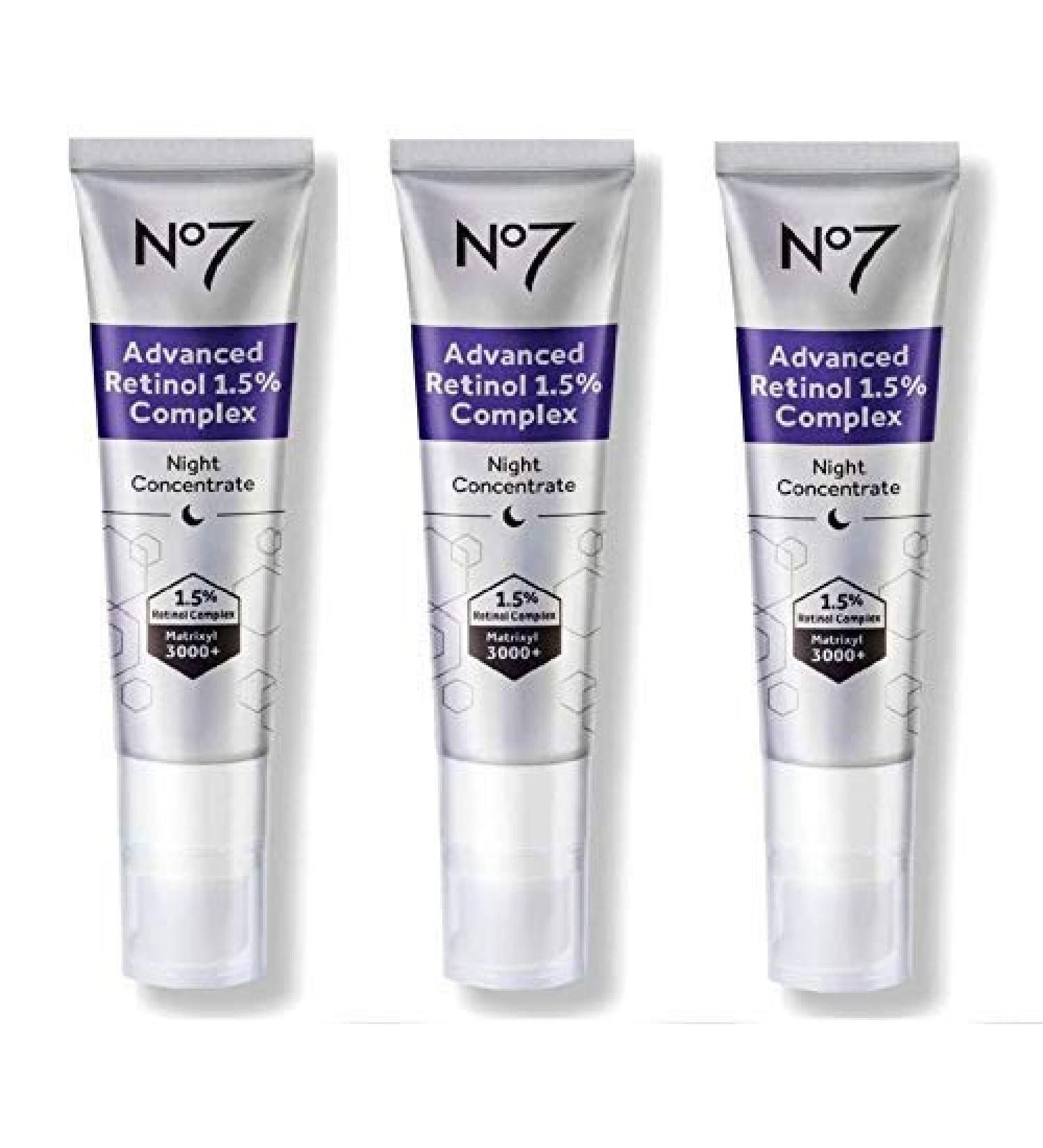 No7 Advanced Retinol 1.5% Complex Night Concentrate (3 pack)