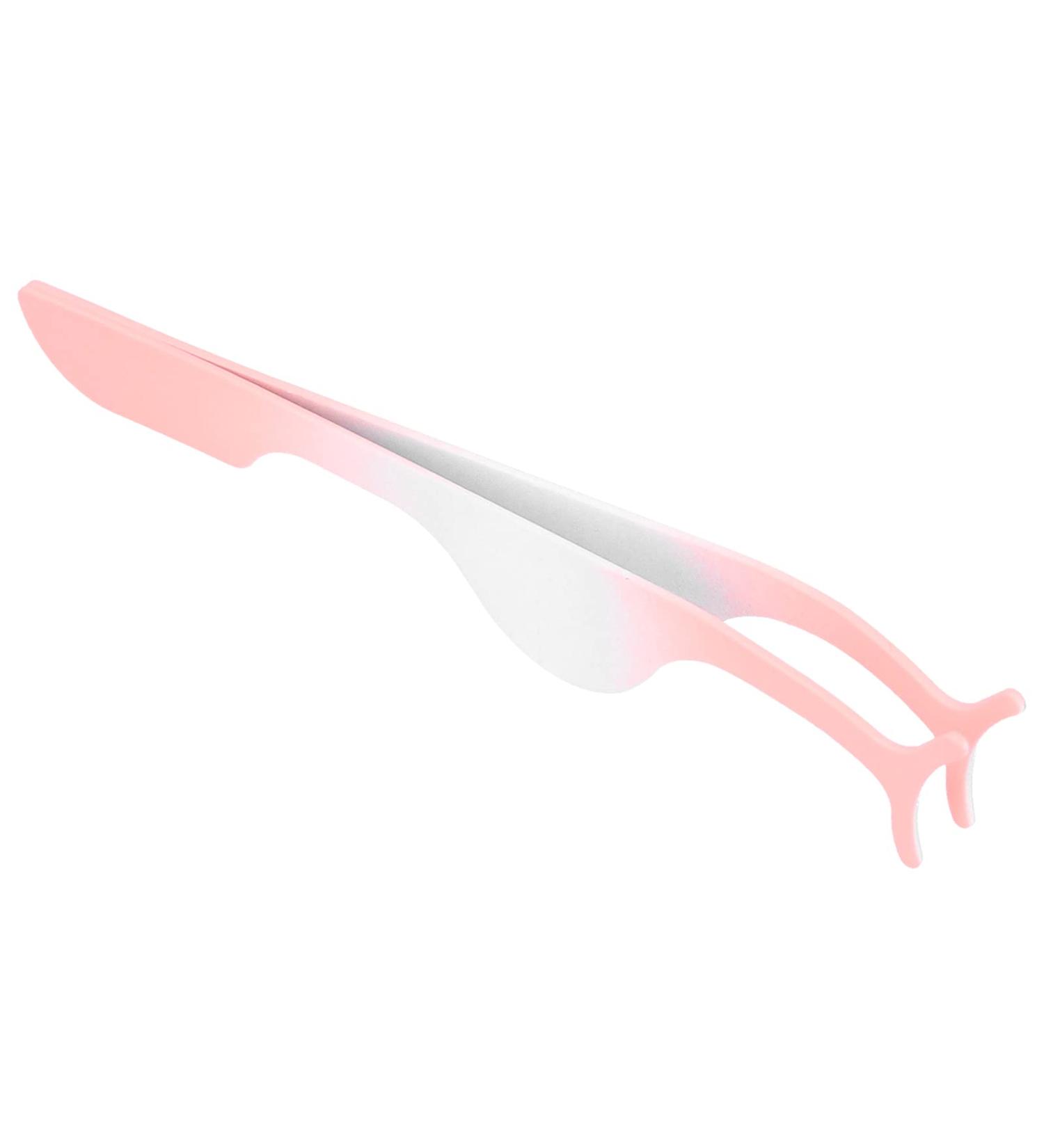 Buy Premium Stainless Steel Eyelash Tweezers - Durable Rust-Free Easy to Use - Color Gradient Orange - Buy Online on GoSupps.com
