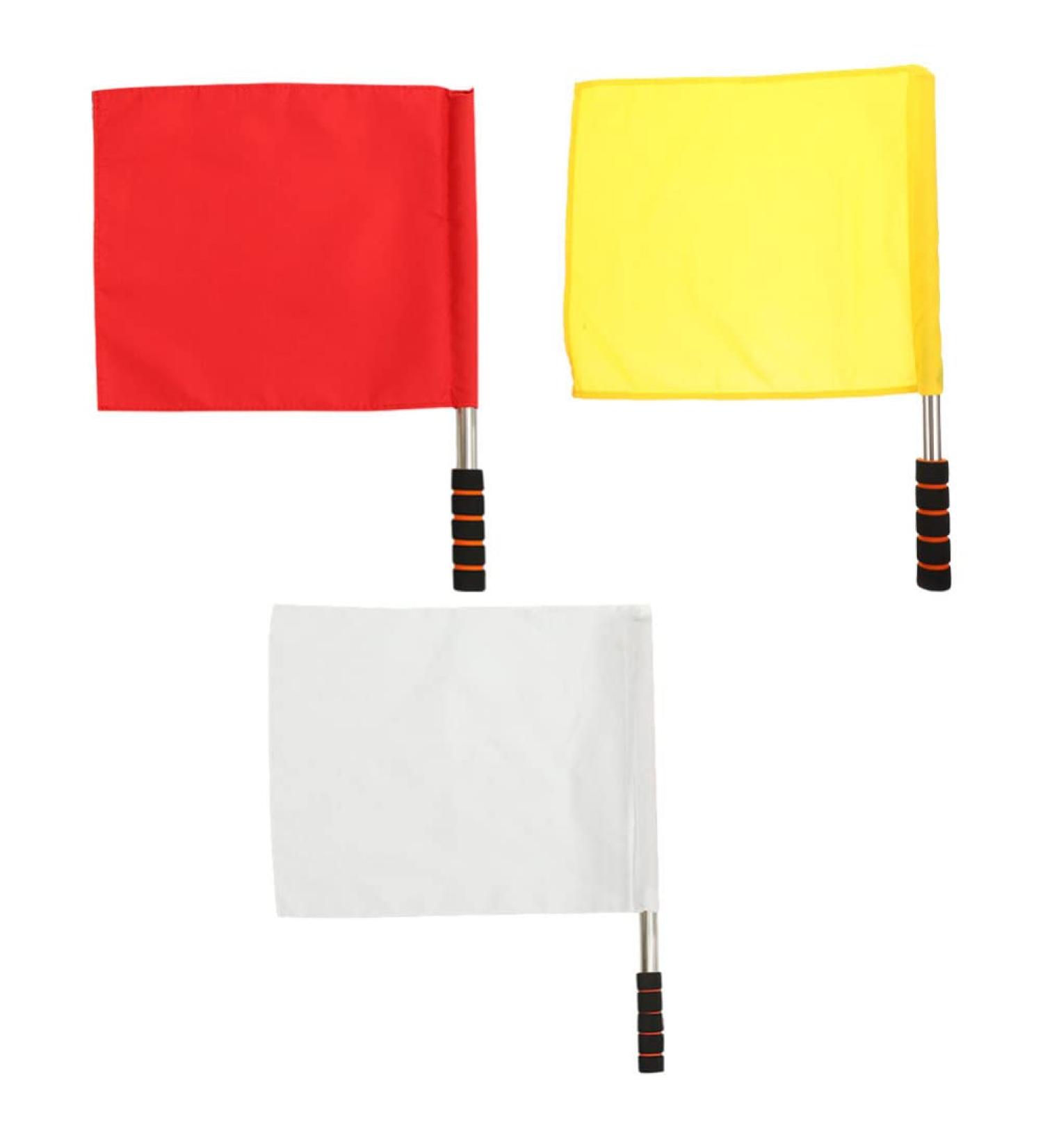 Yardwe 3pcs Hand Flags - Sports Referee Flags for Soccer, Volleyball & Football - Buy Online on GoSupps.com