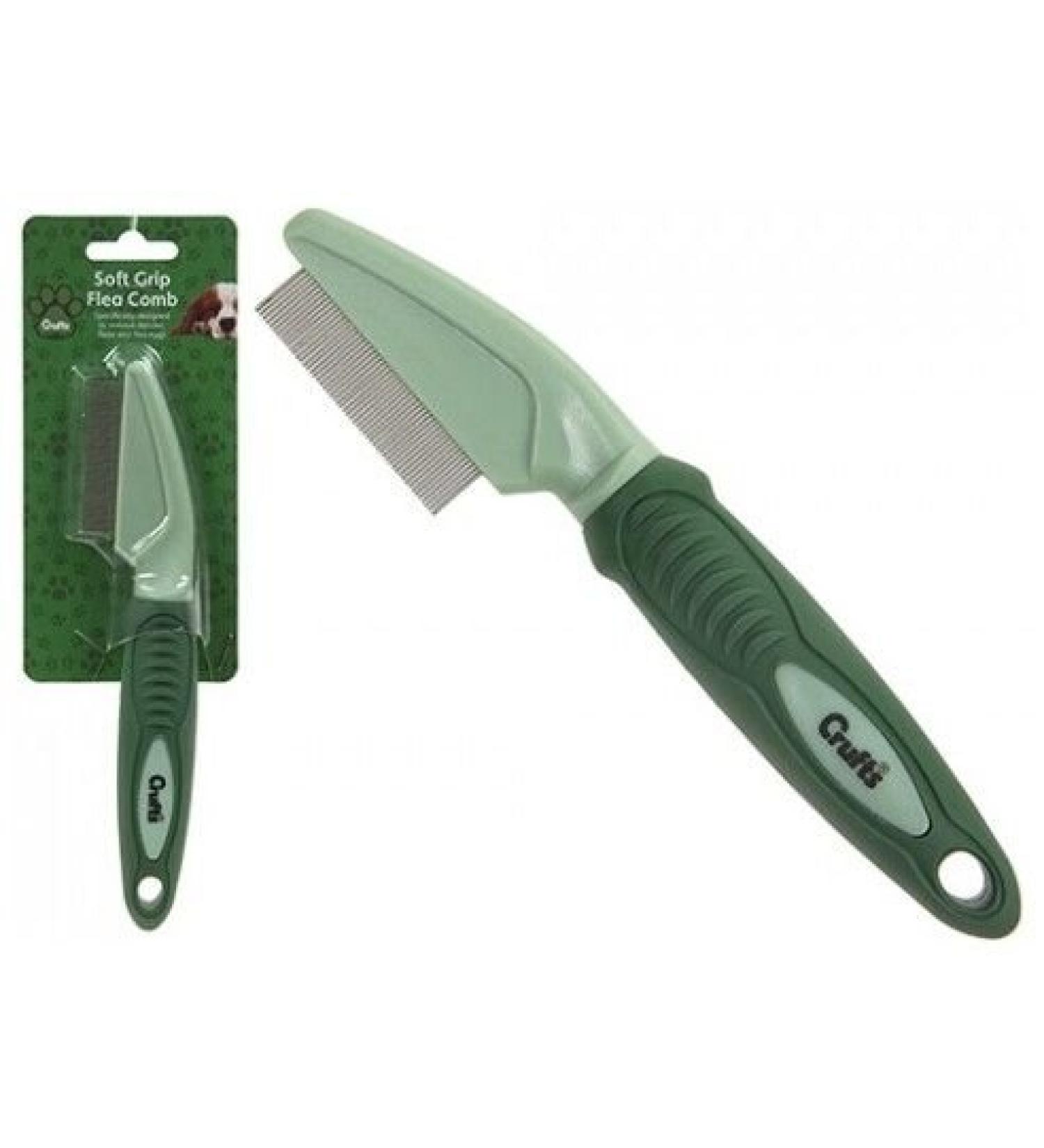 CRUFTS Soft Grip Flea Comb