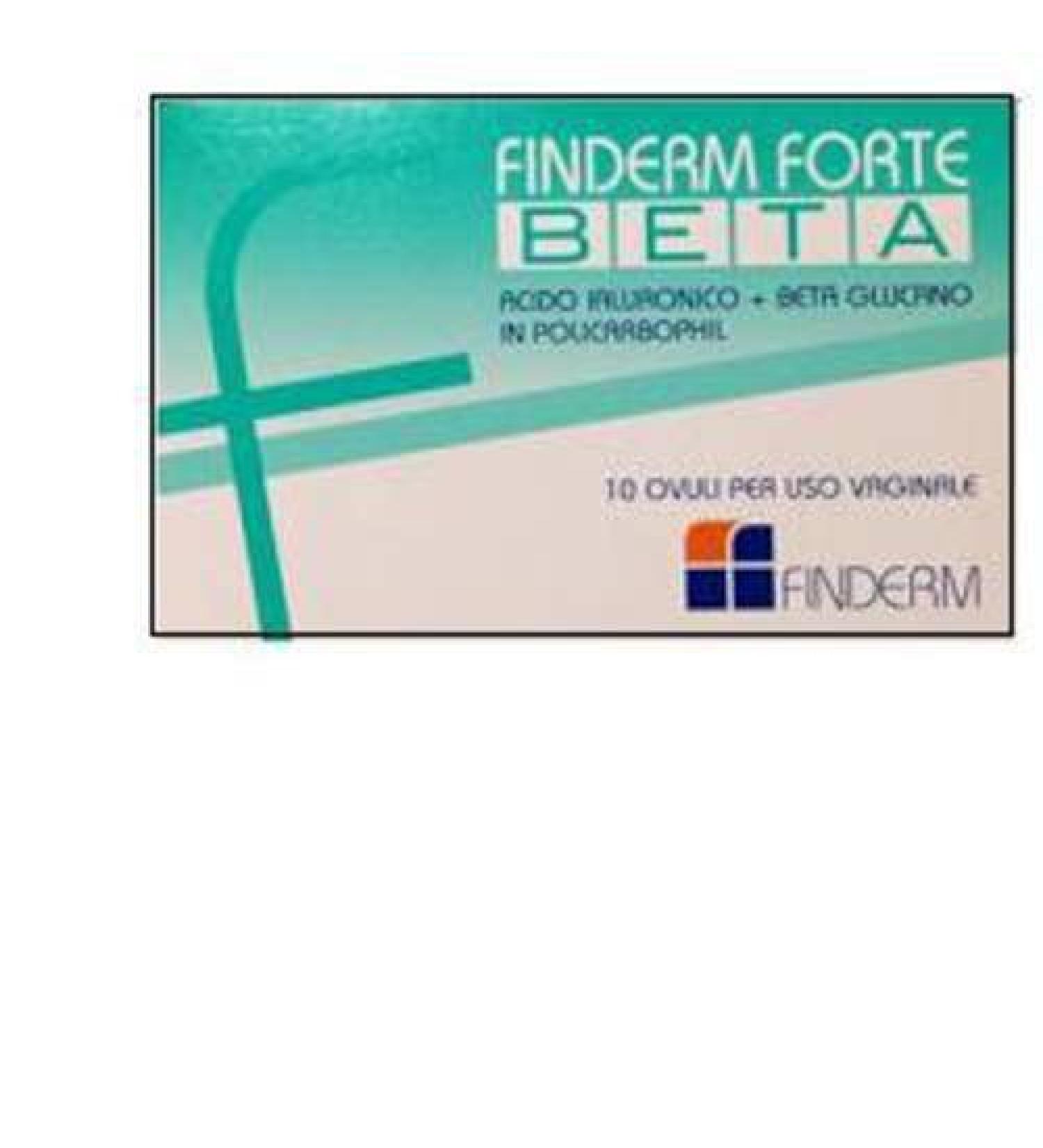 Farmitalia Finderm Forte Beta 10 soft capsules vaginal