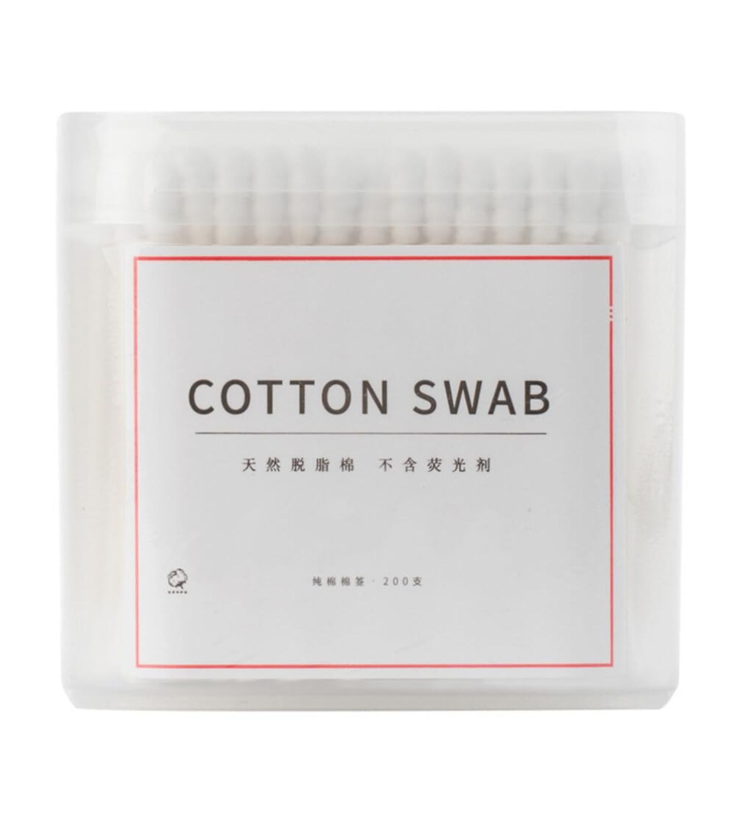 1 Ear Pick Cotton Swab Multi-purpose Cotton Sticks Cleaning Ear Cotton Swab Paper Handle Cotton Swabs Cosmetic Cotton Swabs Double-ended Cotton Swabs Makeup Cotton Swab