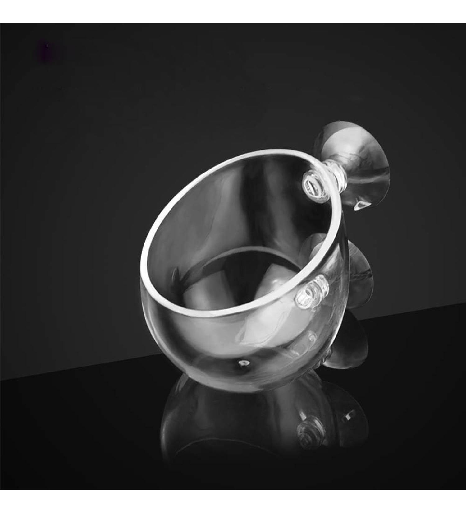 Capetsma Aquarium Plant Pot Glass - 1 Pack with 2 Suction Cups for Stunning Fish Tank Decoration - International Shipping Available - Buy Online on GoSupps.com