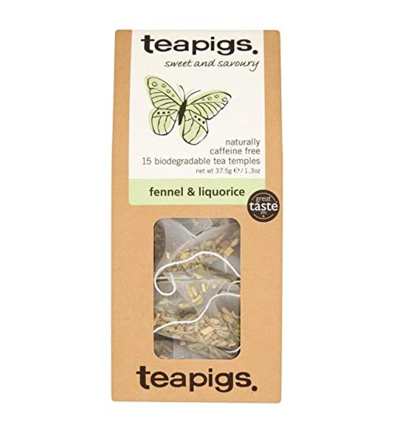 Teapigs | Fennel & Liquorice Tea | 3 X 15 Bags