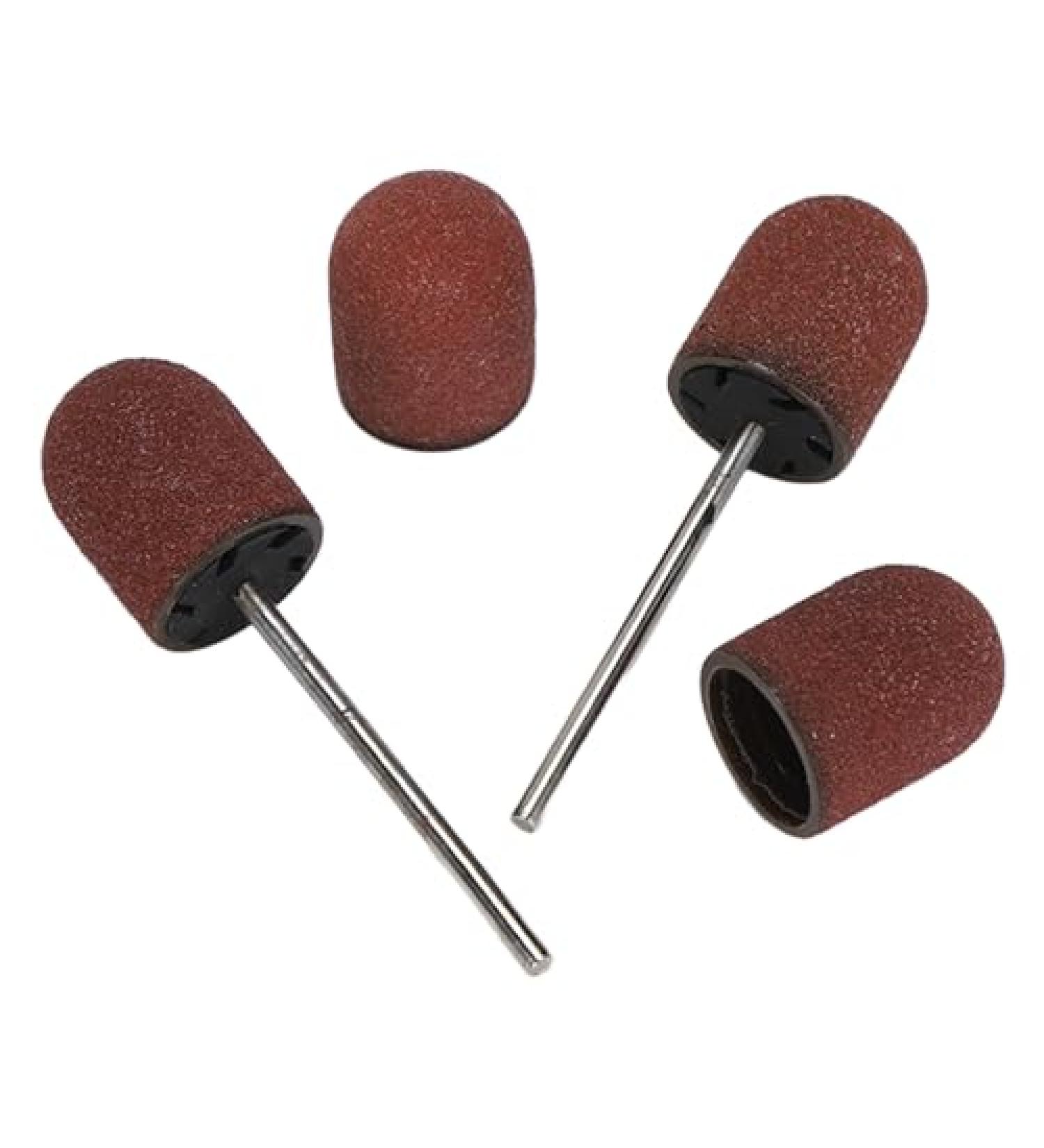 Tbest Nail Sanding Bands120 Grit Nail Art Sanding S Manicure Polishing Grinding Bands Nail Drill Bits Set With Shaft - Buy Online on GoSupps.com
