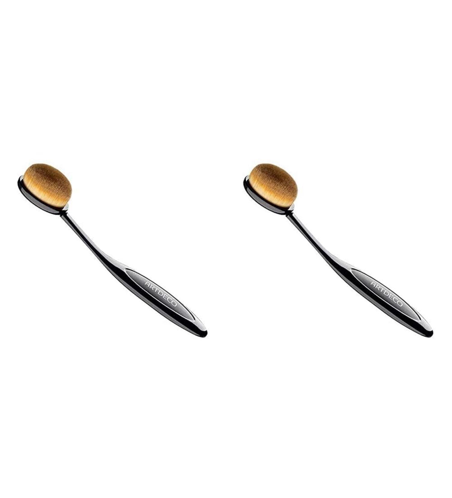 Artdeco Medium Oval Brush - Premium Quality Make-Up Brush for Contouring & Blending | 1-Piece (2-Pack) - International Shipping Available - Buy Online on GoSupps.com