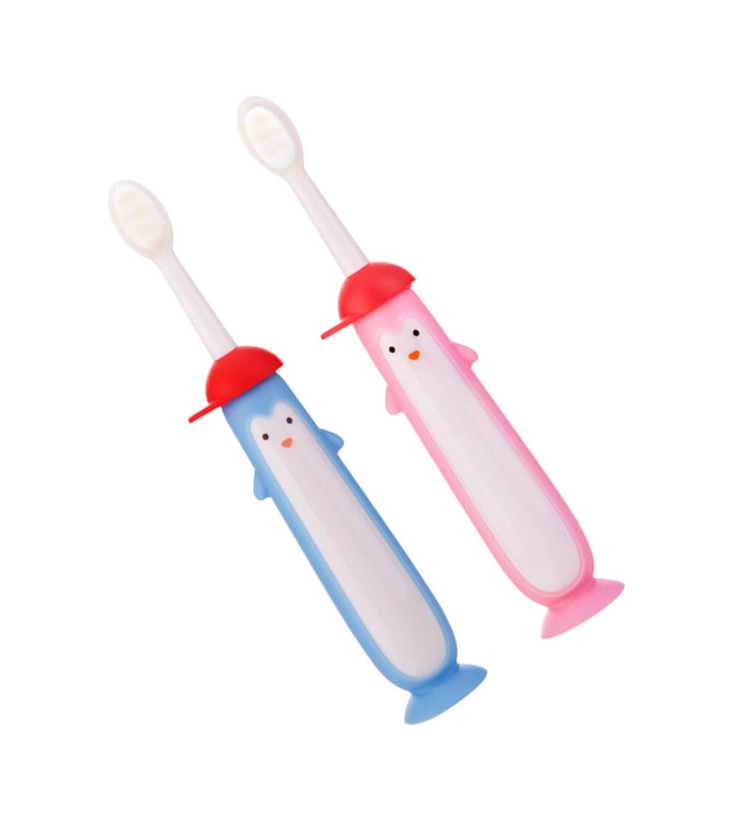 FOMIYES 2pcs Toothbrush Children Travel Household Accessories Pp
