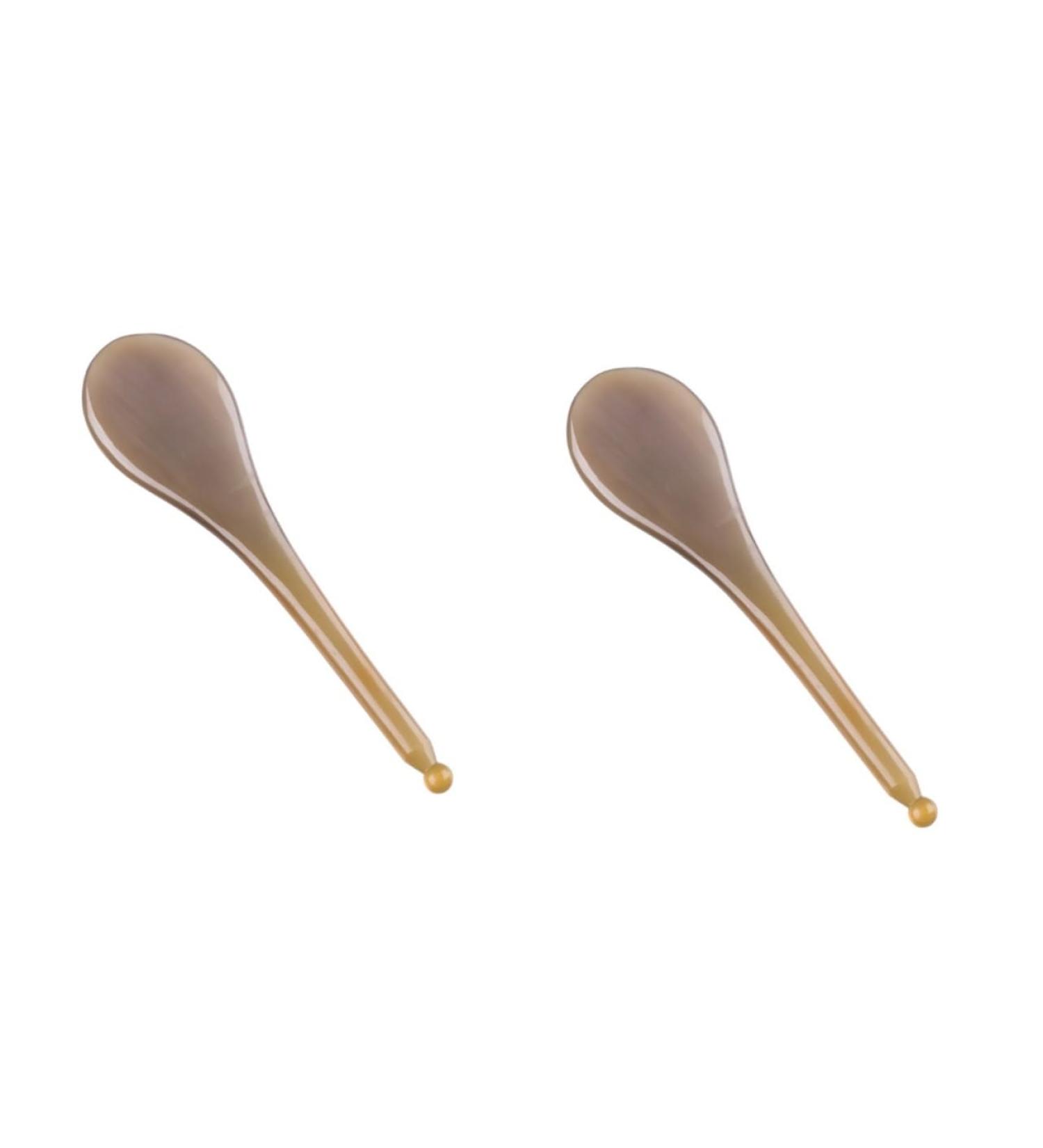 Beaupretty 2 pcs Yak Skull Gua Sha Massage Board - Facial & Body Scraping Plate Massager | Premium Ox Horn 13x3.5cm | International Shipping - Buy Online on GoSupps.com