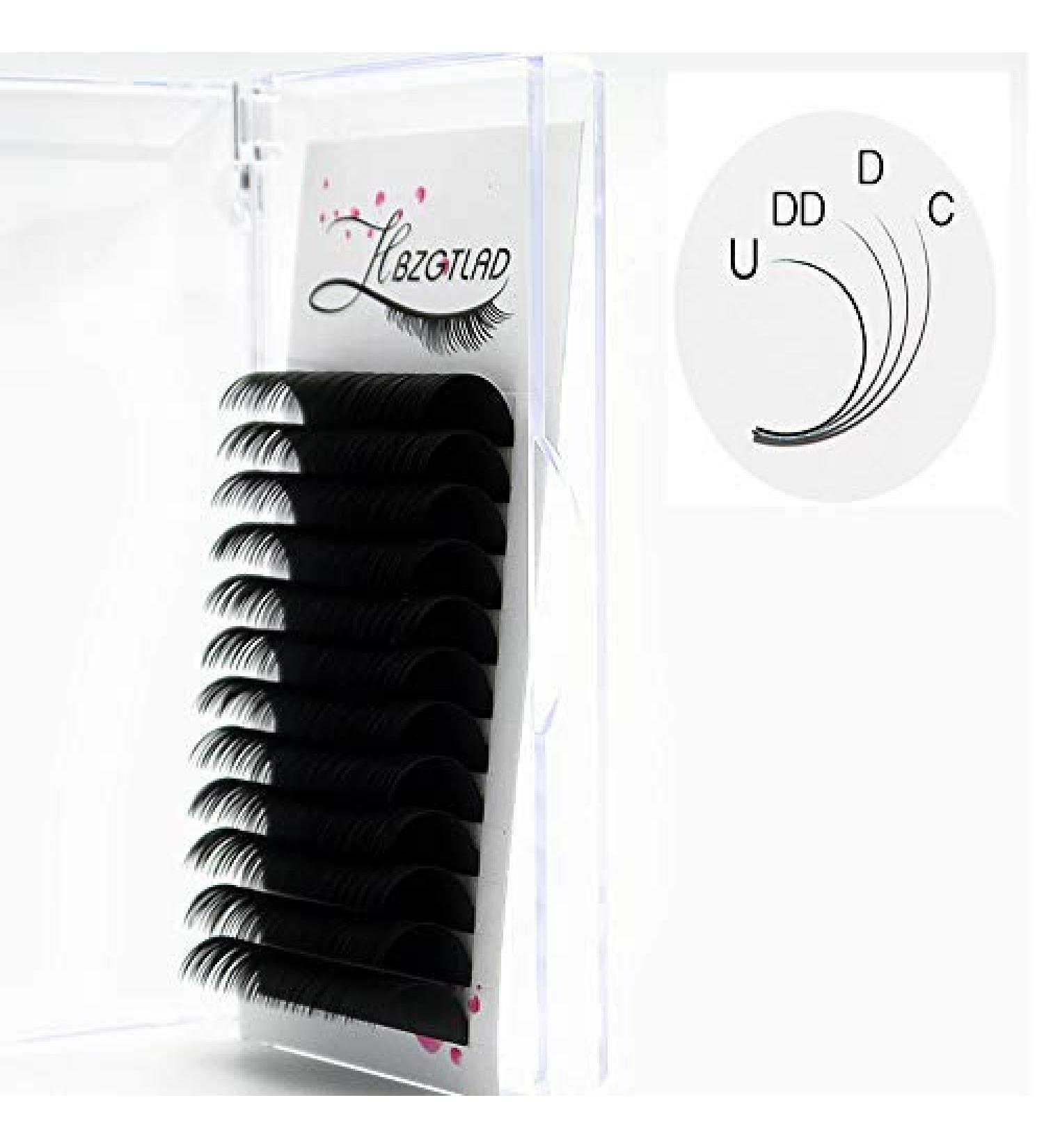 HBZGTLAD Faux Mink Individual Eyelash Extensions - Soft Mink Lashes for Professionals | 0.07mm-U 16mm - Buy Online on GoSupps.com