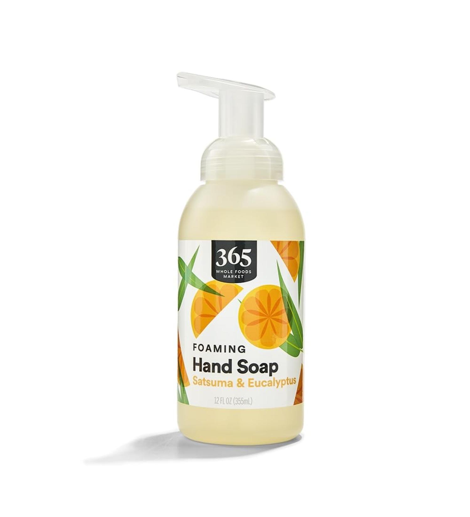 365 by Whole Foods Market Foaming Hand Soap Satsuma & Eucalyptus 12 Fl Oz Eucalyptus 12 Fl Oz (Pack of 1)