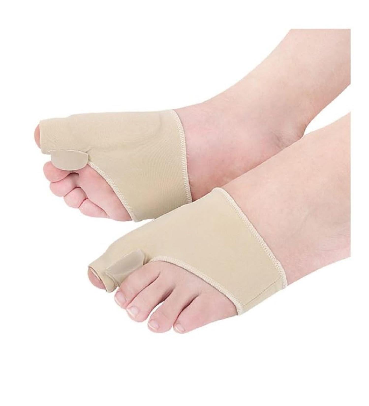 Buy 2 Pieces Hilph Hallux Valgus Toe Spreader Correction - Silicone Bale Toe Corrector & Gel Socks with Silicone Pads - International Shipping Available - Buy Online on GoSupps.com