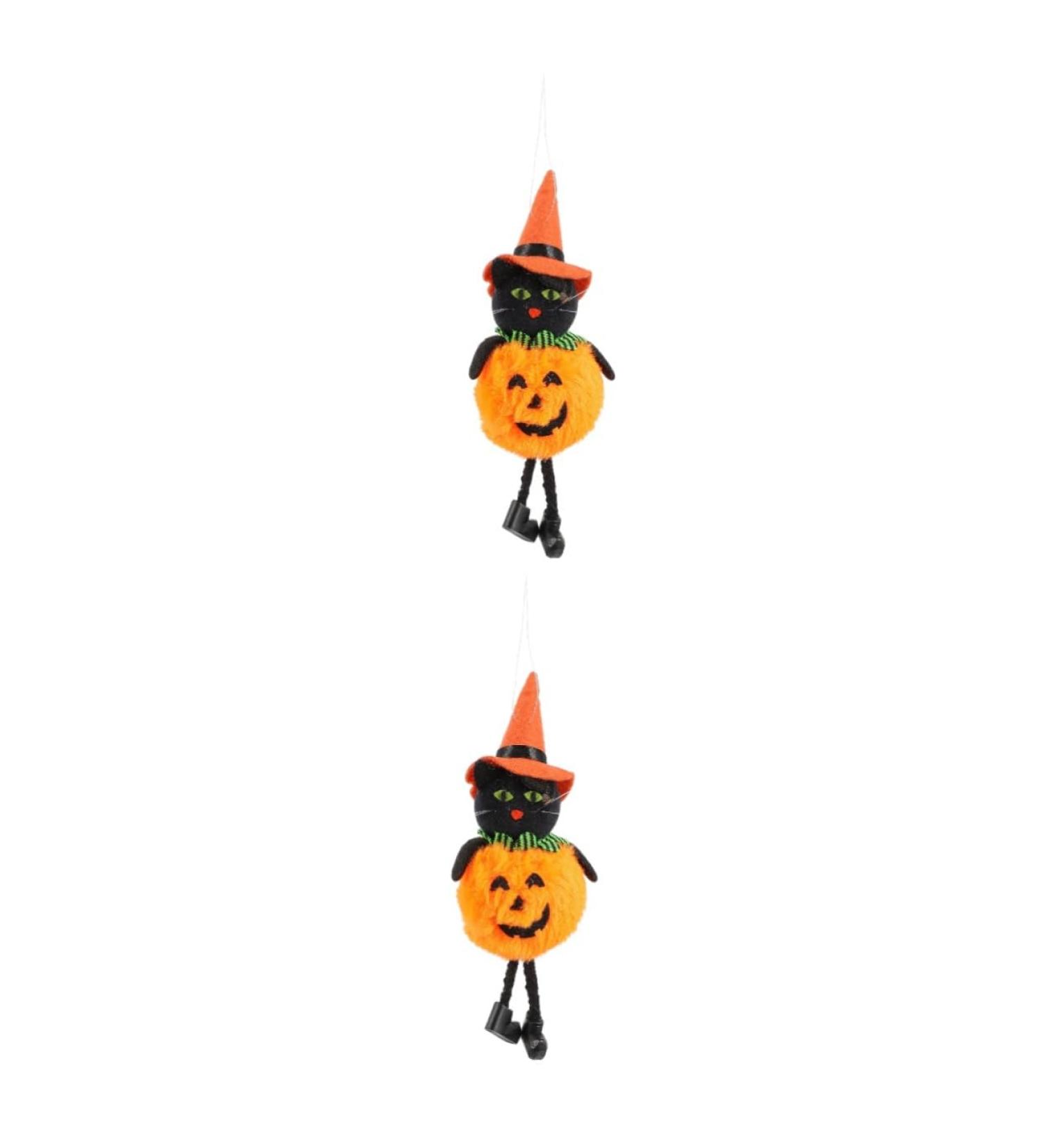 Zerodeko 2 Pcs Halloween Pendant Halloween Decors Ghost Photo Props Ghost Ornament Halloween Favor Haunted House Decors Doll Decor Ghost Doll Ghost Festival Pendant Toy Pumpkin Fabric - Buy Online on GoSupps.com