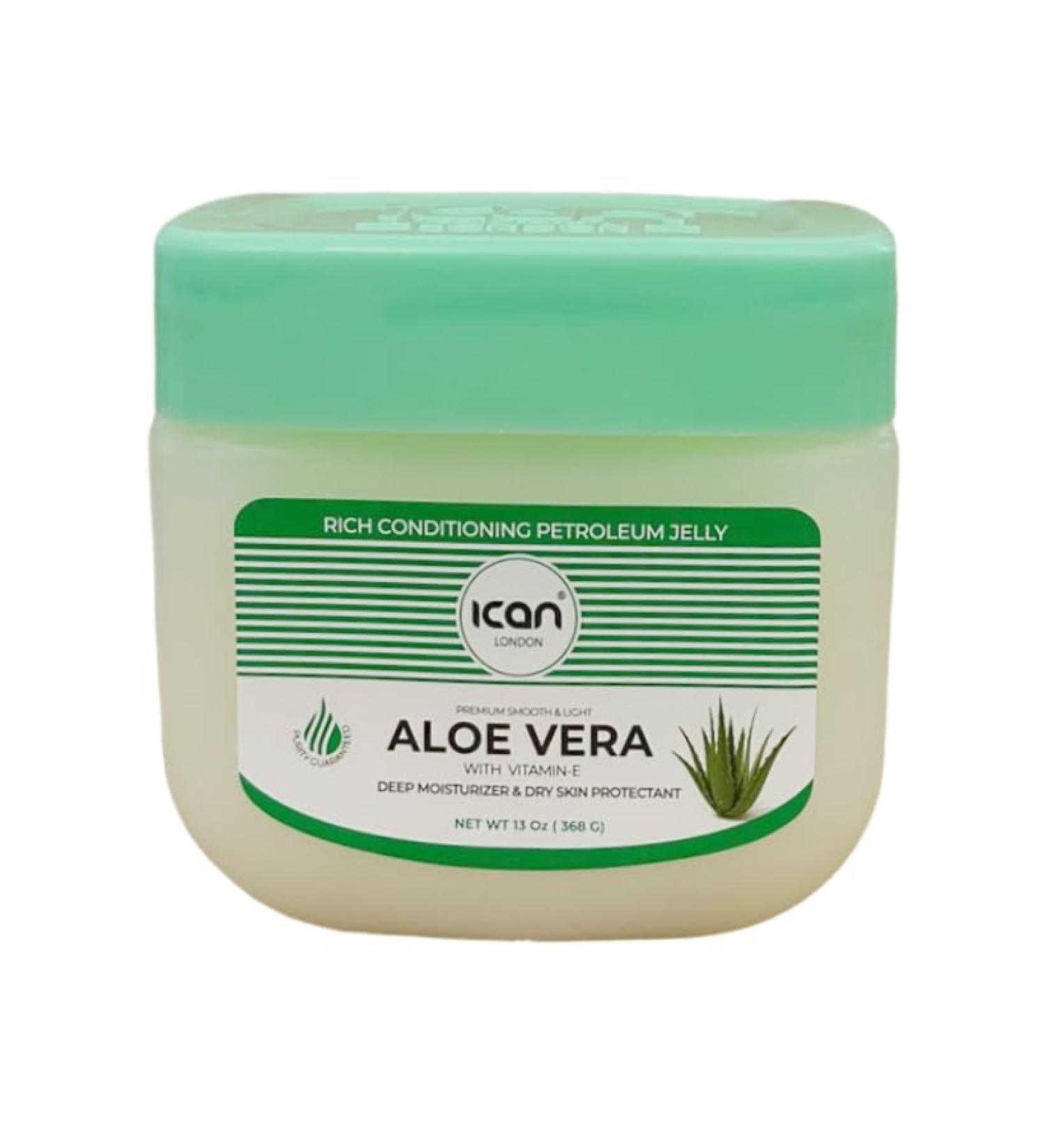 ICAN LONDON ALOE VERA & VITAMIN E 100% PURE PETROLEUM JELLY 368G - Buy Online on GoSupps.com