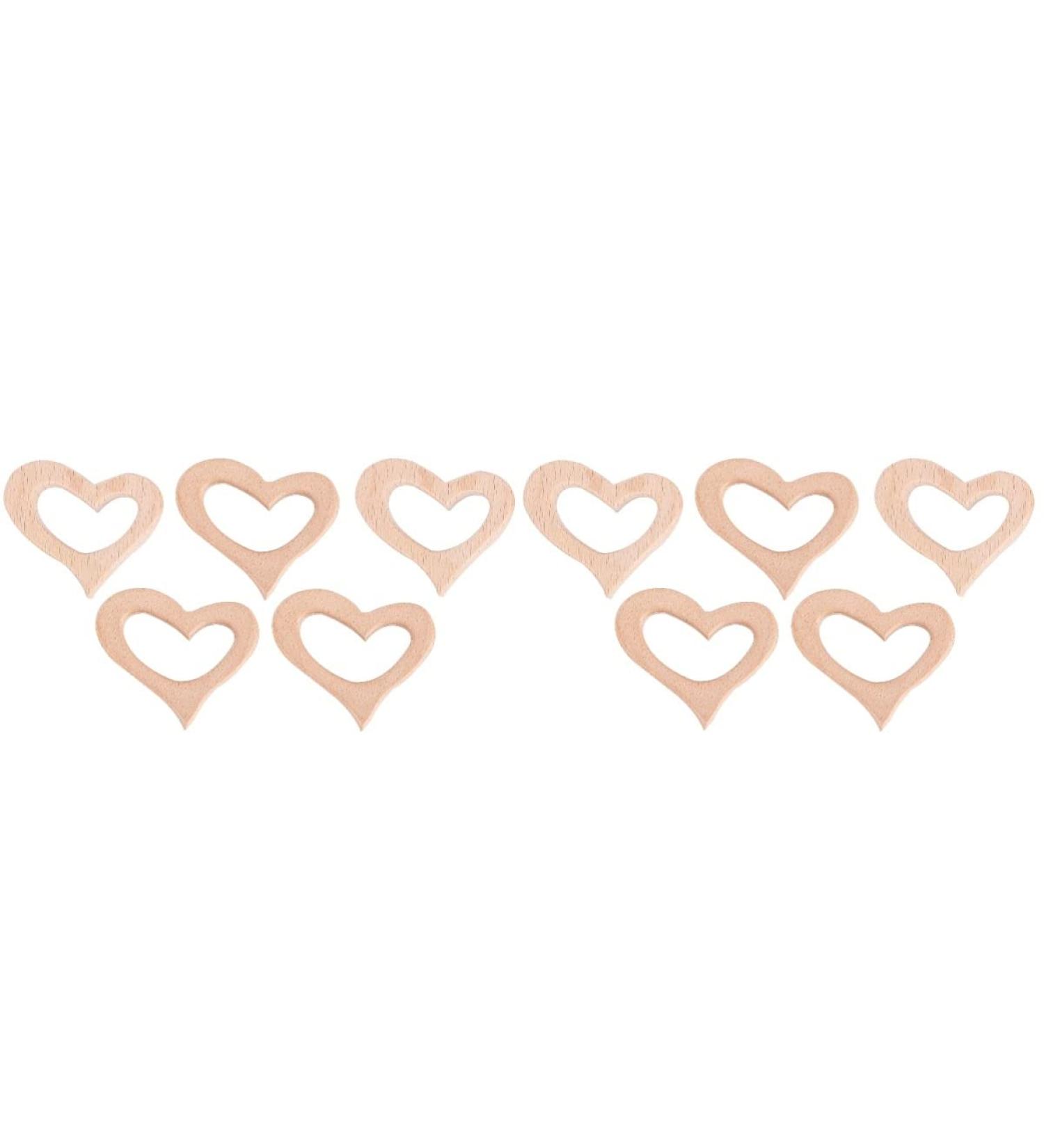 Bestoyard 10pcs Wooden Baby Chew Toys | Kid Teether Toys | Lovely Designs - Buy Online on GoSupps.com