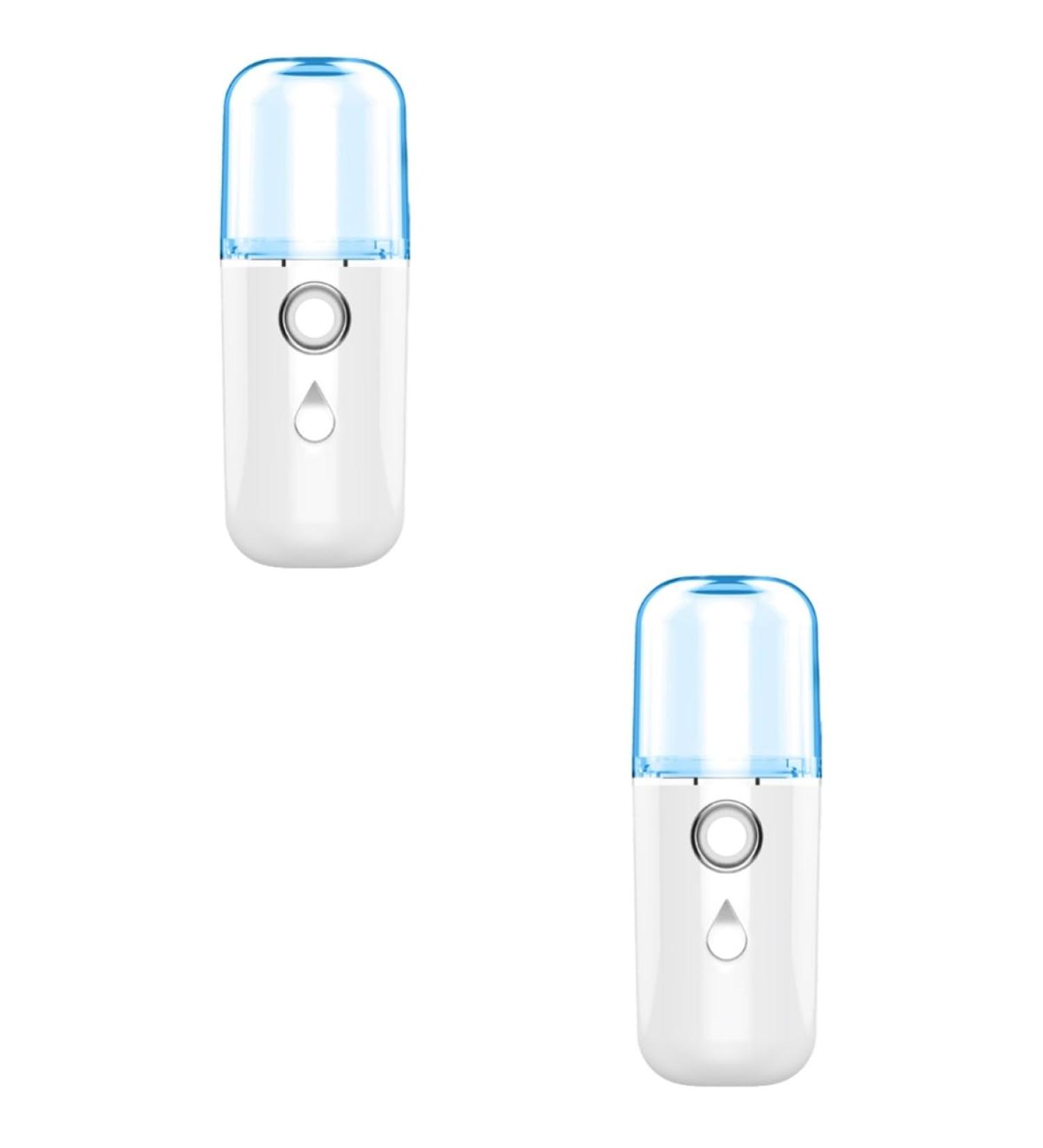 FRCOLOR 2 Pi ces Instrument De R approvisionnement En Eau Nano Mini Vapeur Rafra chissante Pour Le Visage Nano Vapeurs Portatifs Blanche Se R concilier Vaporisateur Plastique - Buy Online on GoSupps.com