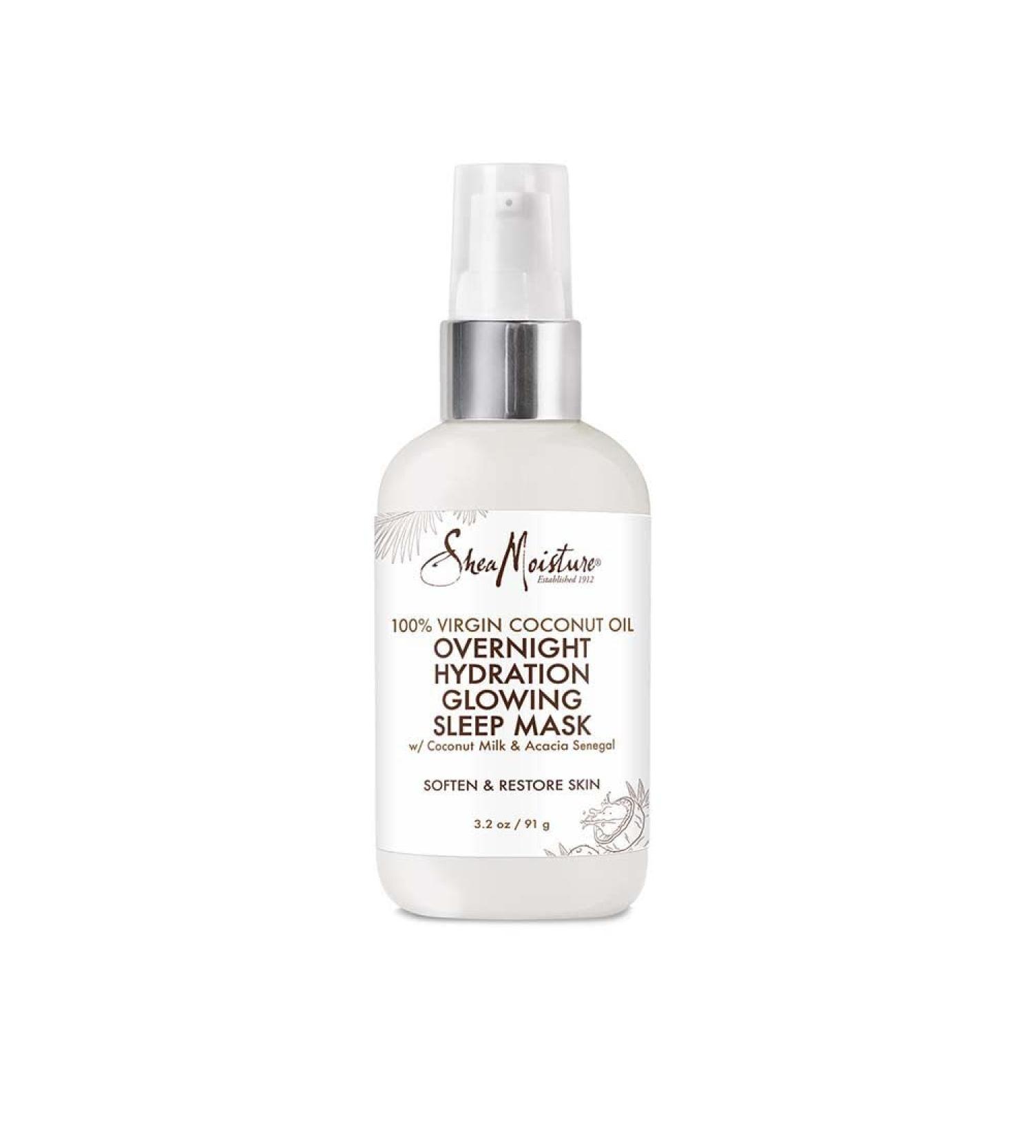 100% Virgin Coconut Oil Overnight Hydration Glowing Sleep Mask