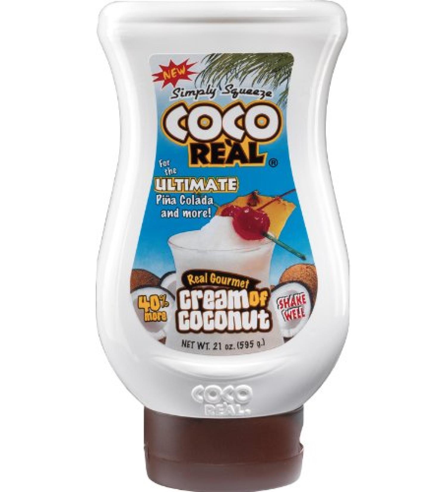 Coco Rel Cream of Coconut, 21-Ounce Bottles, 1.31 Pound (Pack of 12)