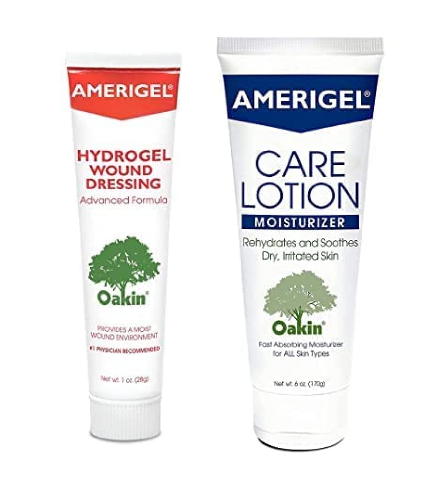 AMERIGEL - Bundle of 1oz Hydrogel Wound Dressing and 6oz Care Lotion - Buy Online on GoSupps.com