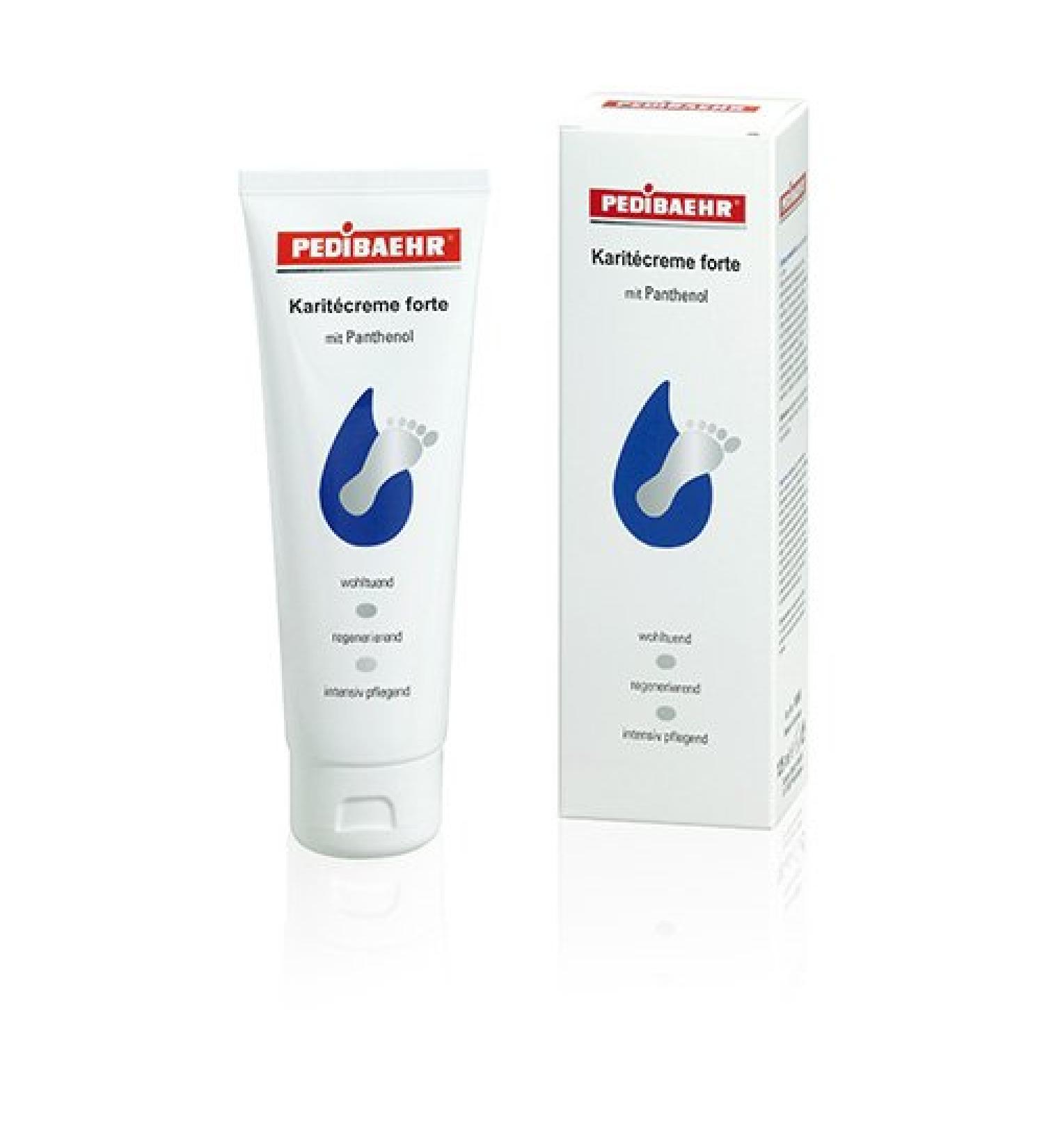 PEDIBAEHR foot cream Karit creme Forte with panthenol for the care of extremely brittle dry and calloused skin (2x125ml)
