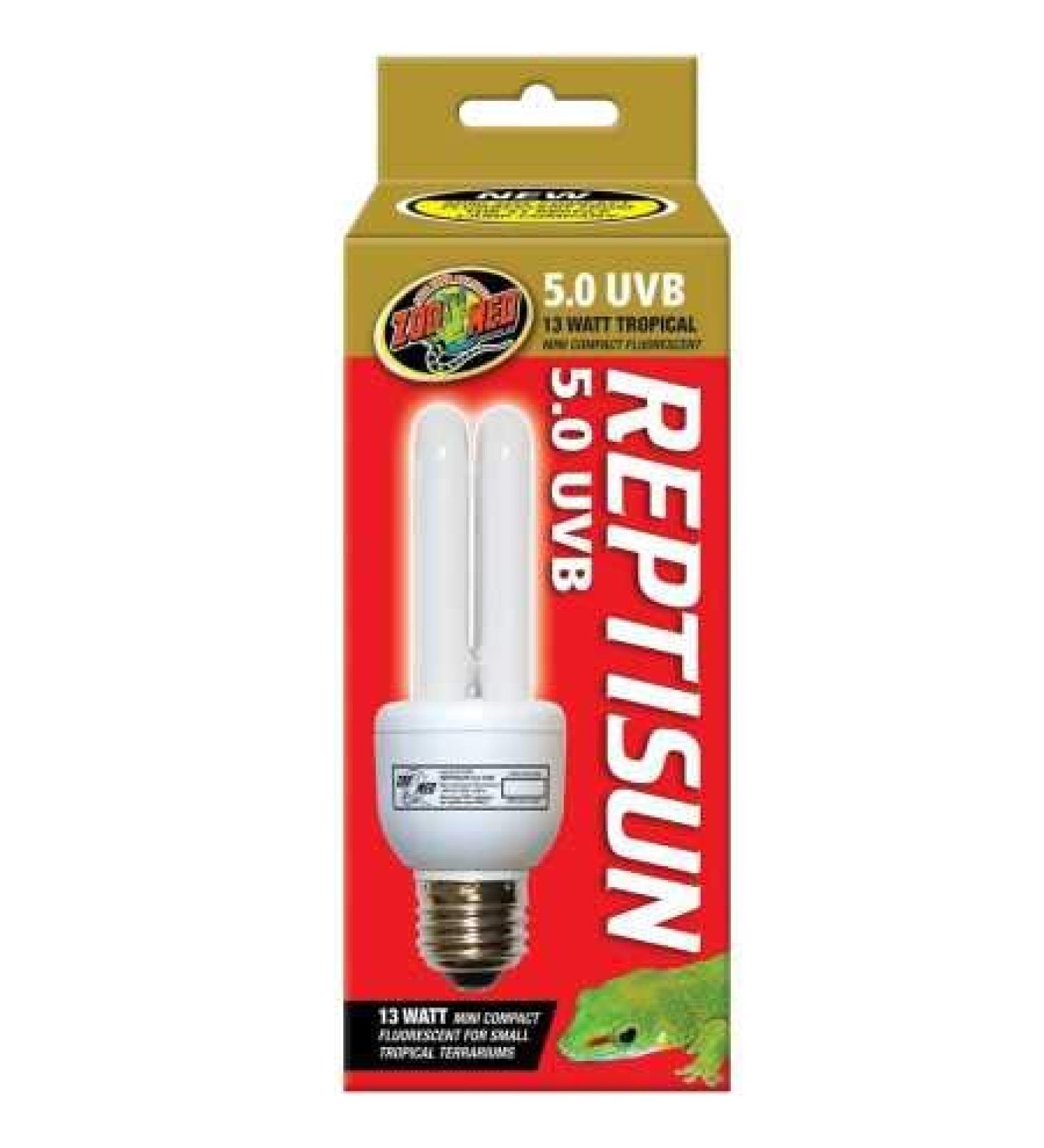 Zoo Med ReptiSun 5.0 UVB Mini Compact Fluorescent (13 watts)