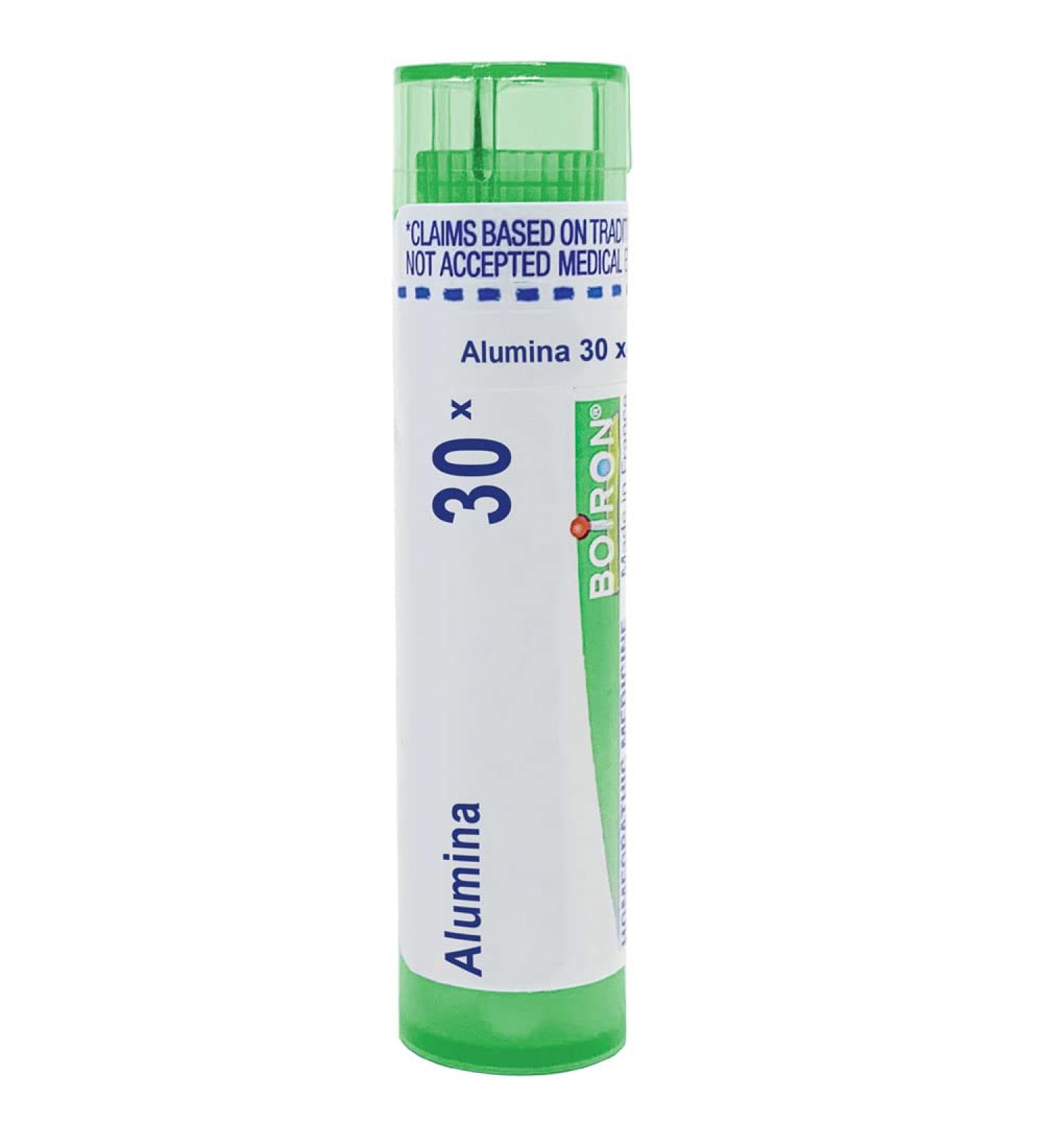 Boiron Alumina 30X - 80 Pellets for Dry Skin & Constipation Relief | Shop Internationally - Buy Online on GoSupps.com