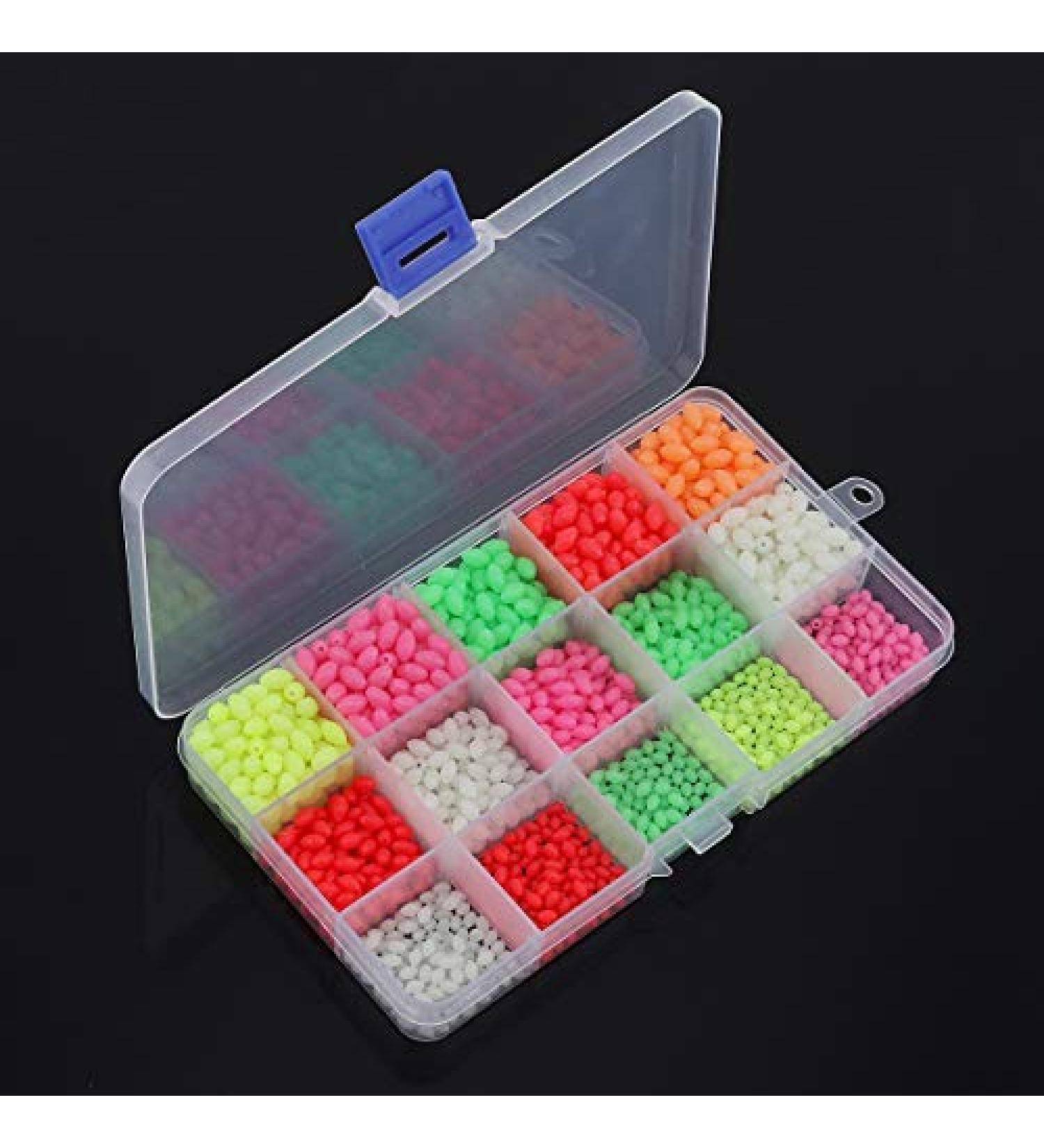 Origlam Fishing Pearls - 1500 Bright Shining Oval Beads for Fishing Rigging & Bait Accessories - Premium Plastic Fishing Beads - Buy Online on GoSupps.com