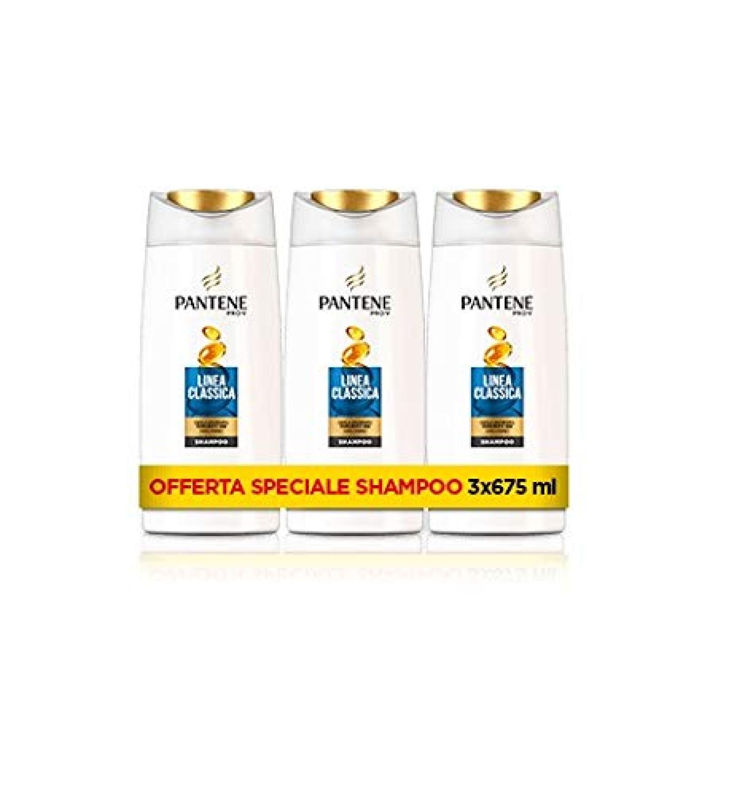 Pantene Pro-V Shampoo 3 Pack x 675ml Classic Line 3 x 675ml - Buy Online on GoSupps.com