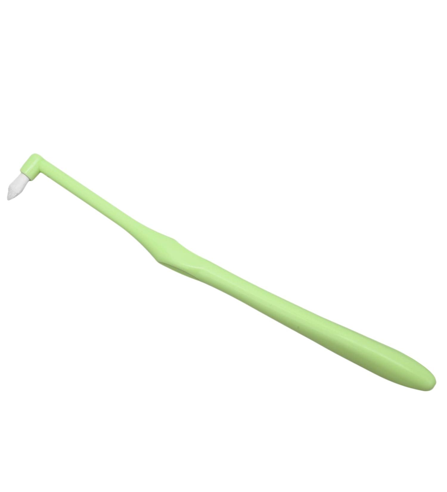 Buy Green Dental Toothbrush for Braces & Implants Stubborn Stains Removal | International Shipping - Buy Online on GoSupps.com