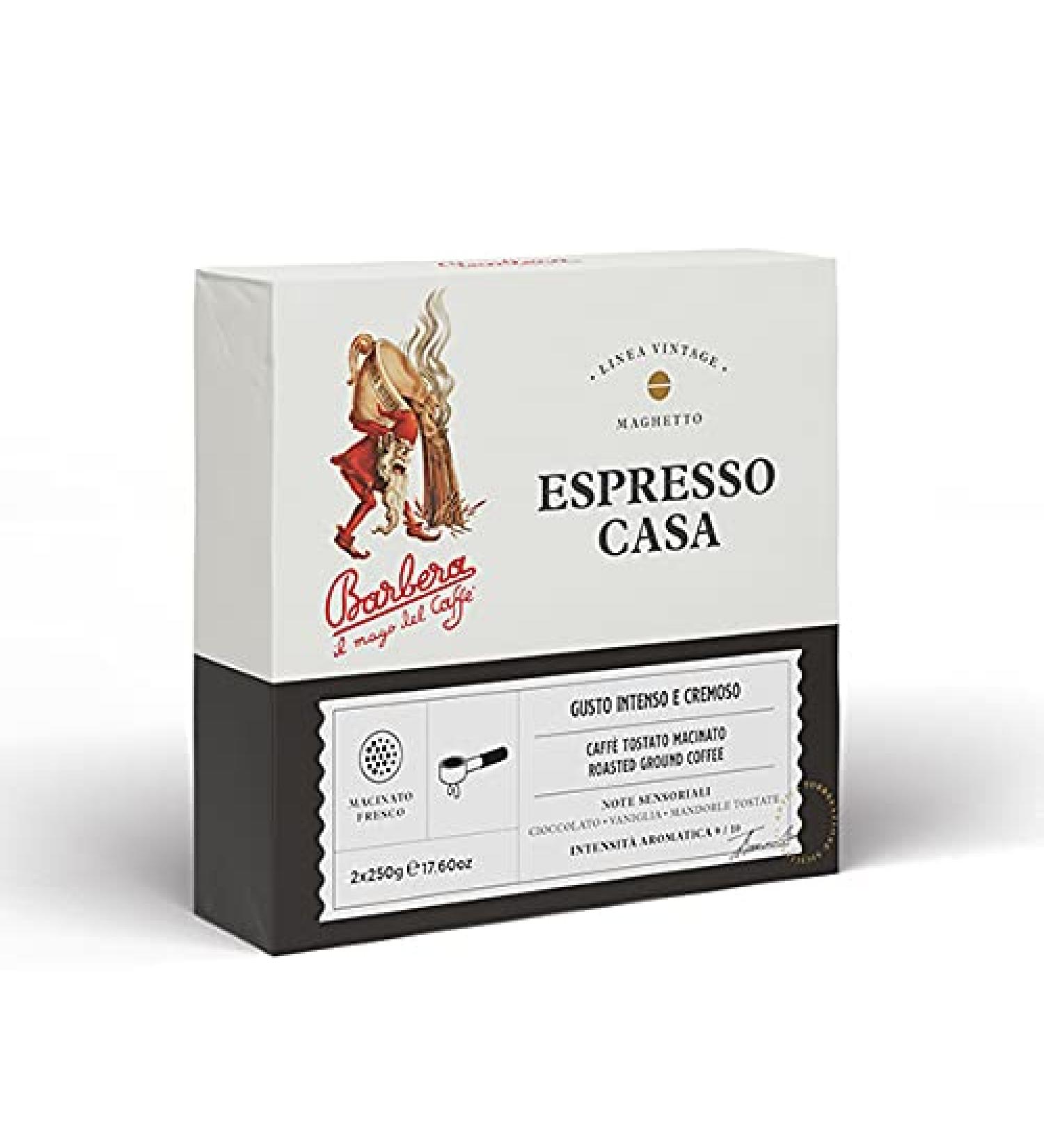 Caff Barbera since 1870 - Caf moulu - Home Espresso Blend - 500 Gr - Buy Online on GoSupps.com