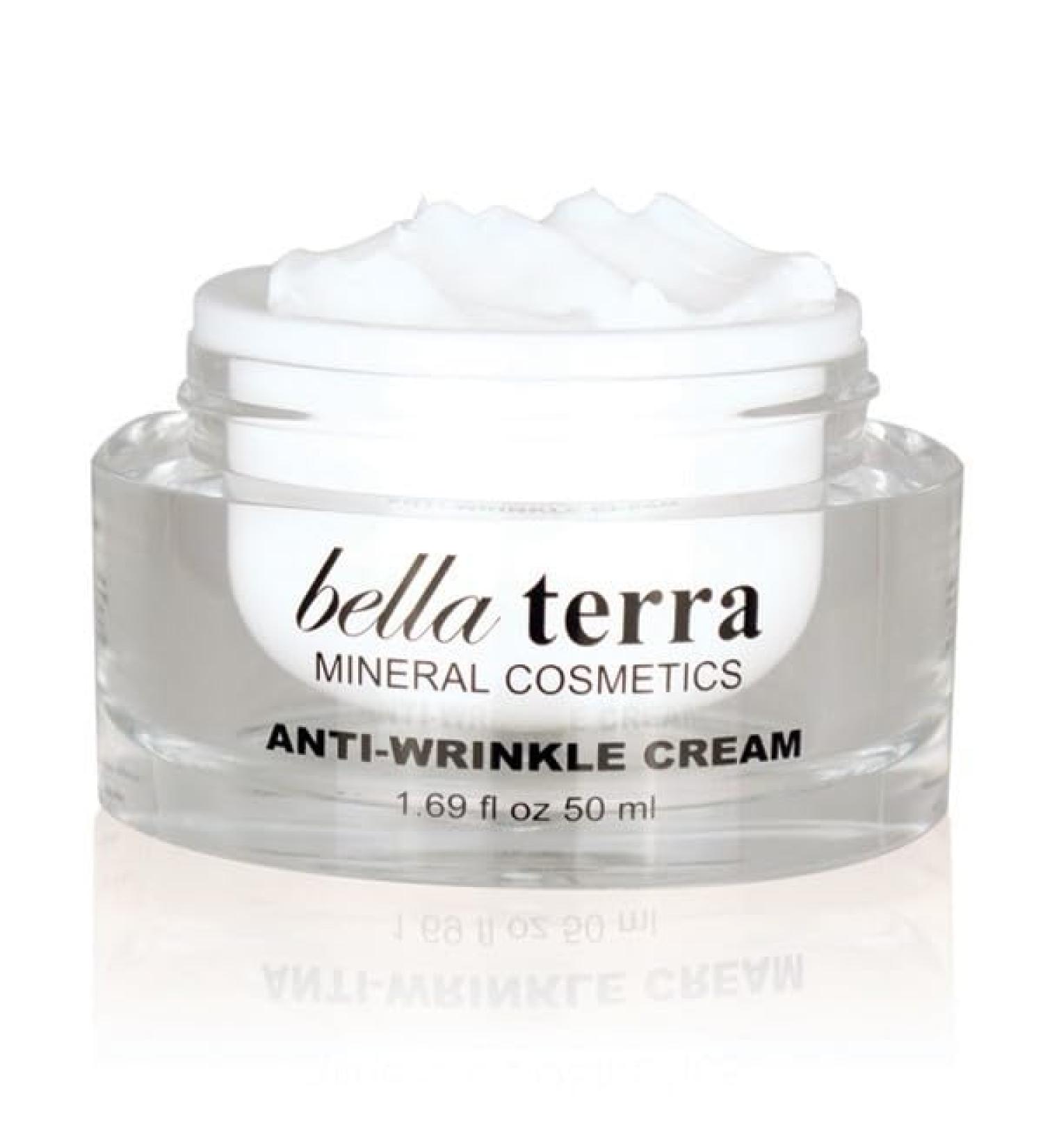Bellaterra Cosmetics Anti-Wrinkle Face Cream 1.69 fl oz Hydrating Daily Moisturizer with Botanical Extracts Retinol Collagen and Hyaluronic Acid Vegan & Paraben-Free Skincare for Women - Buy Online on GoSupps.com