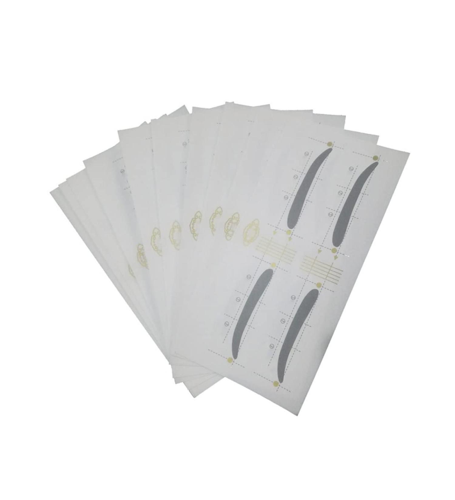 Beavorty 12pcs 48 Eyebrow Shaping Template Eyebrow Card Eyebrow Stencils Sticker Tool Eyebrow Trimming - Buy Online on GoSupps.com