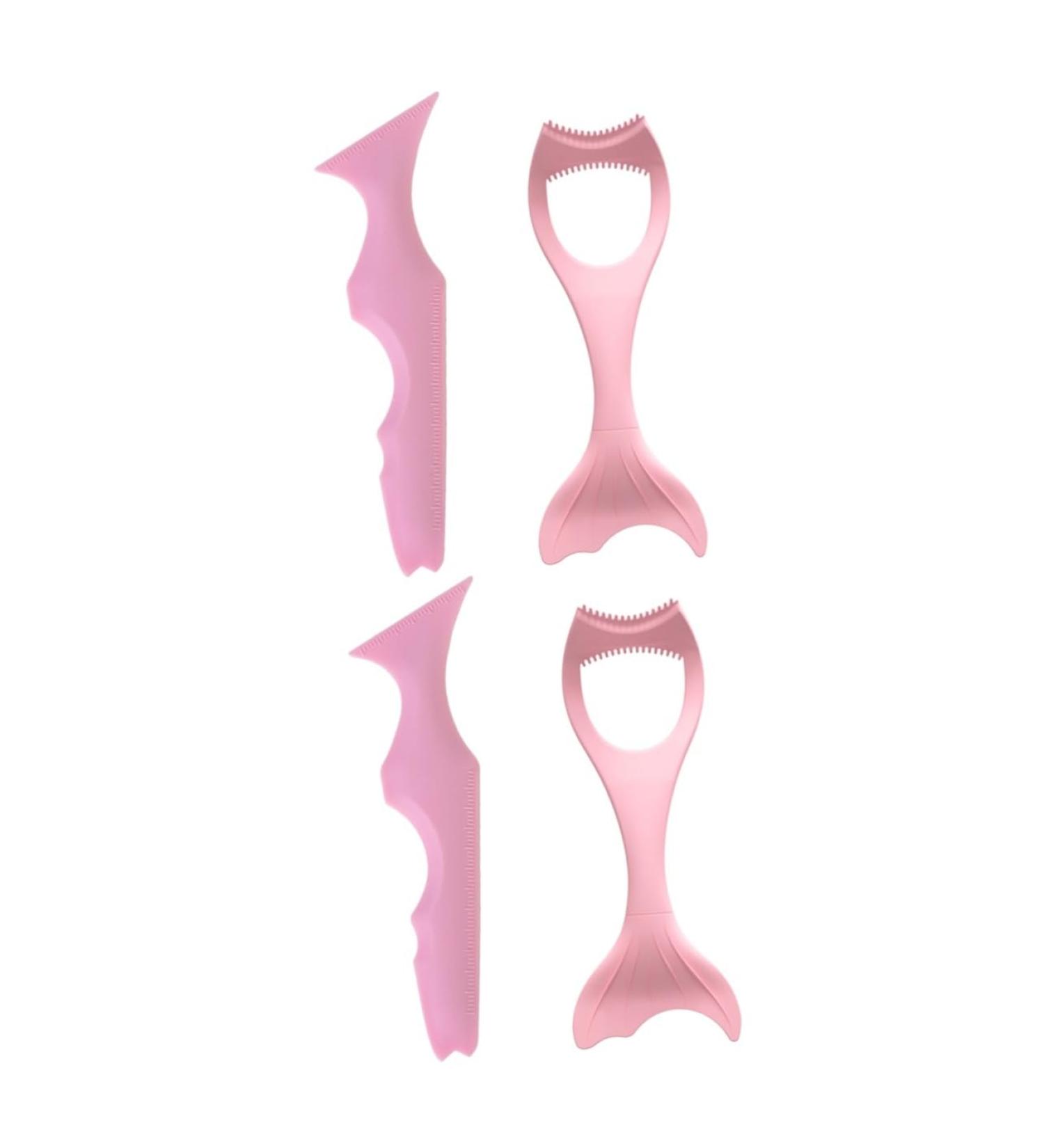 Beavorty 4 Pcs Eyeliner Silicone Molds Lash Kit Silicone Spoons Guide Lipstick Makeup Tool Auxiliary Eyelash - Buy Online on GoSupps.com