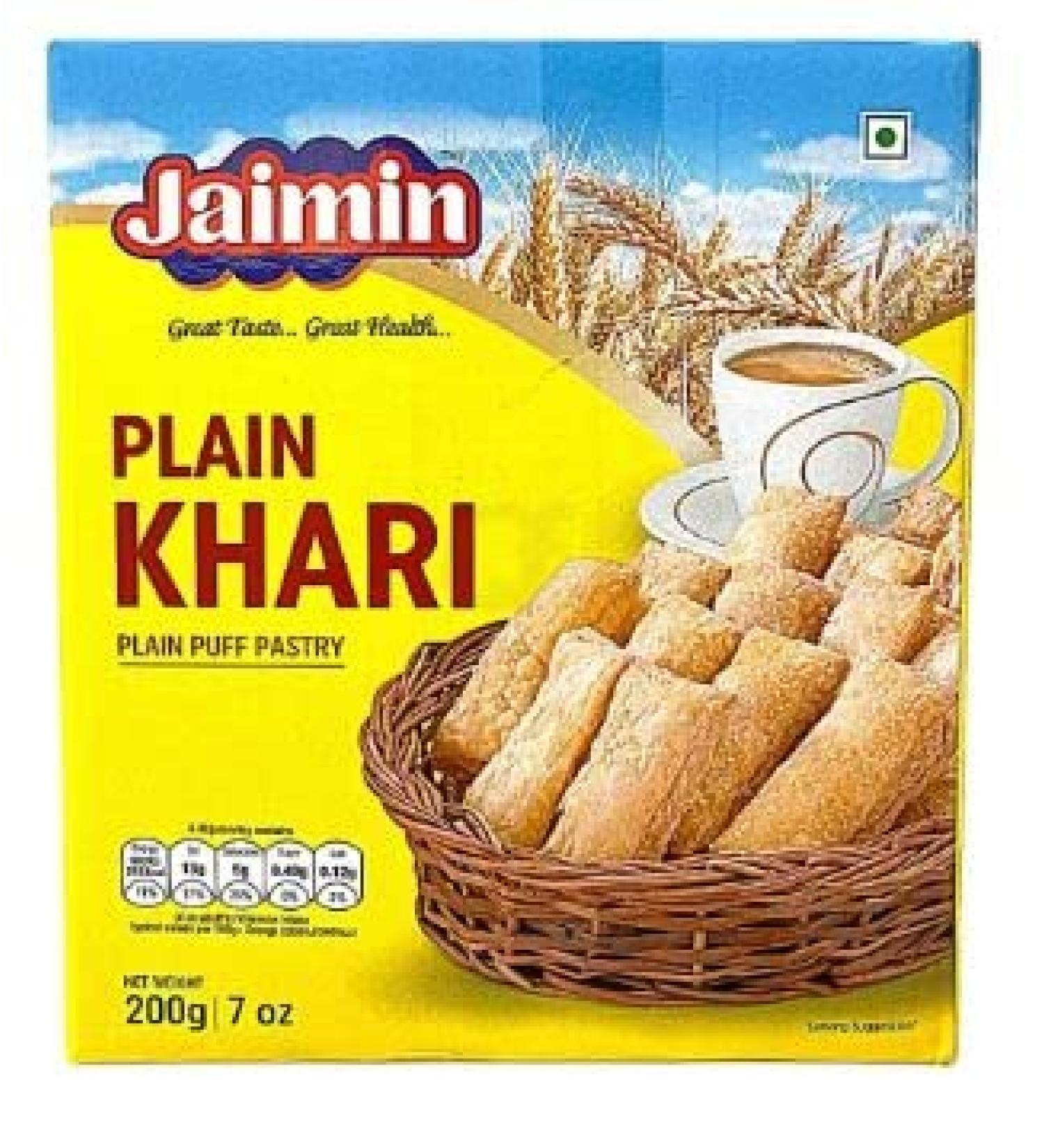 Jaimin Plain Khari Crispy And Delicious In Flavour English snacks Tasty Delicious Tea Snack