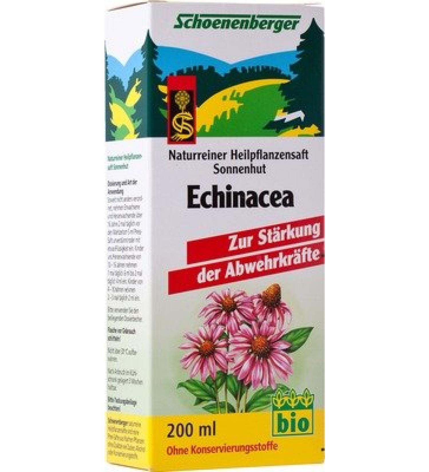 Schoenenberger ECHINACEA SAFT Schoenenberger Medicinal Plant Juice 3 x 200 ml