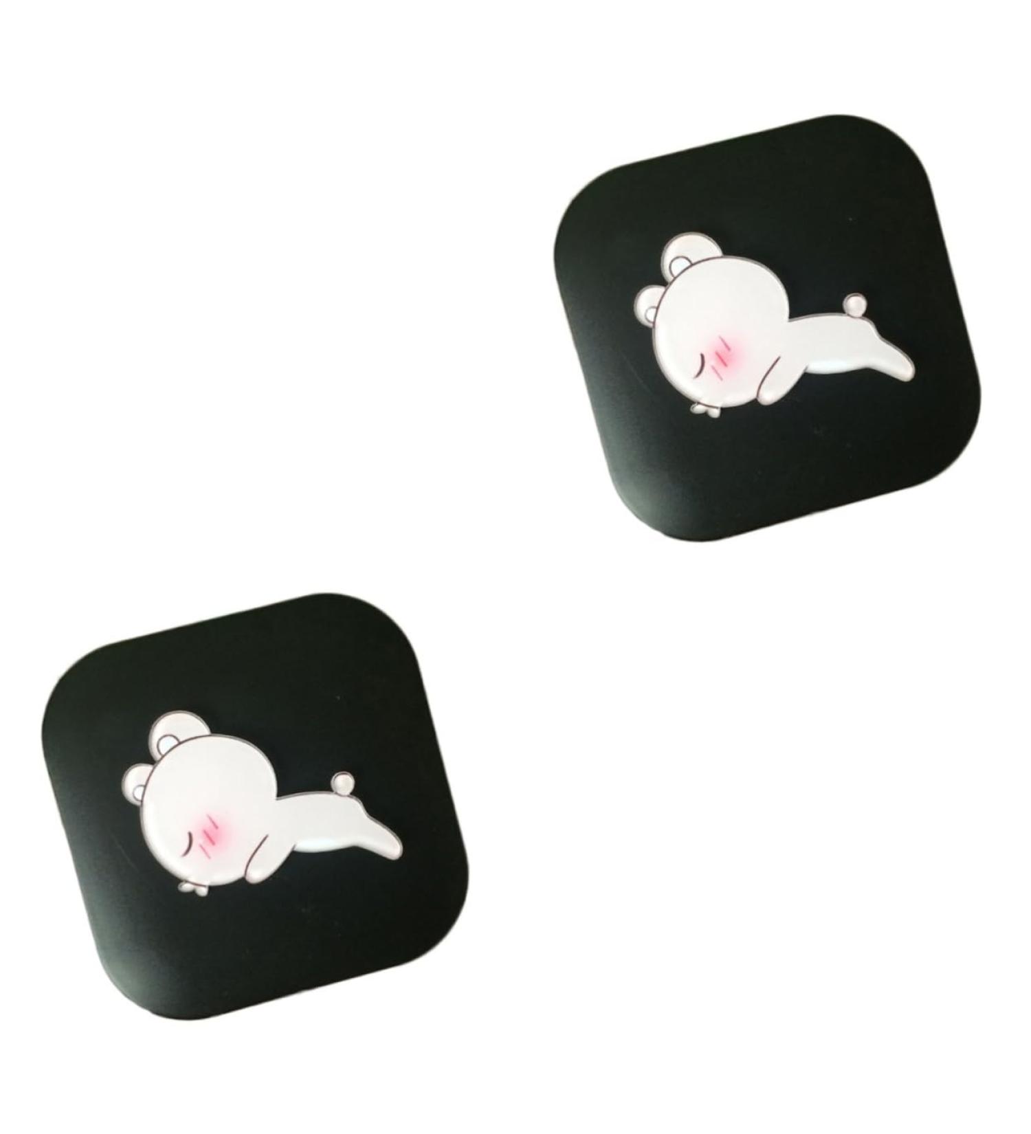 PartyKindom 2pcs Portable Lens Case Holder Cute Rabbit Design for Lens Storage & Protection | Ideal for Travel & Photography - Buy Online on GoSupps.com