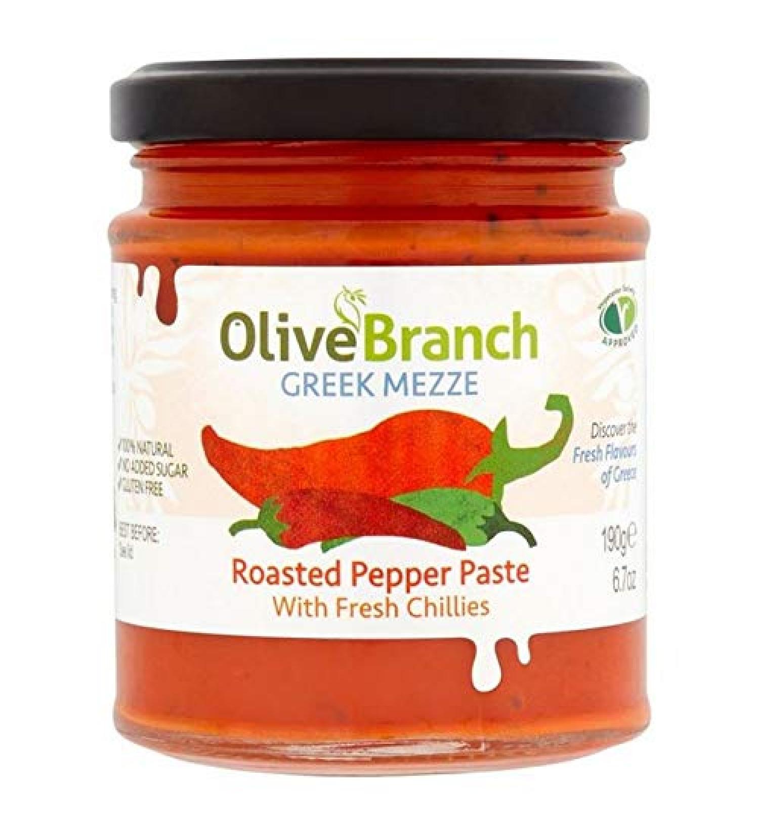 2X Olive Branch Roasted Pepper Paste 190g
