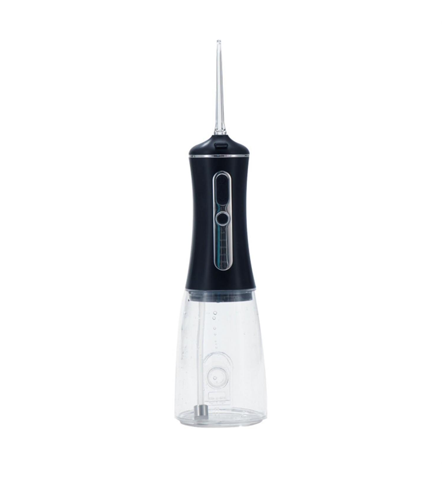 Portable Dental Water Flosser - 300ml Cordless Rechargeable 4 Modes & Nozzles | IPX7 Water Resistant for Home & Travel - Buy Online on GoSupps.com