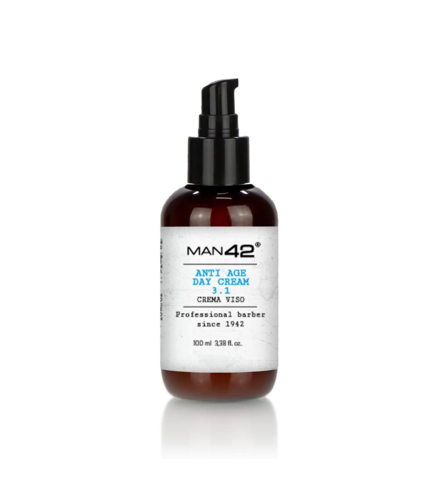 MAN42 Day Cream for Men 3in1 AntiAging Day Cream 31 100ml - Buy Online on GoSupps.com